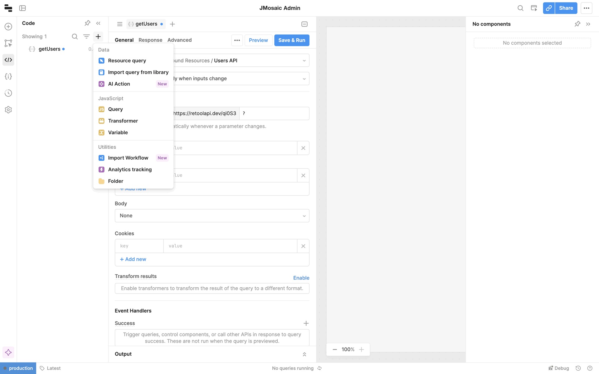 Developer Tools app screen 2