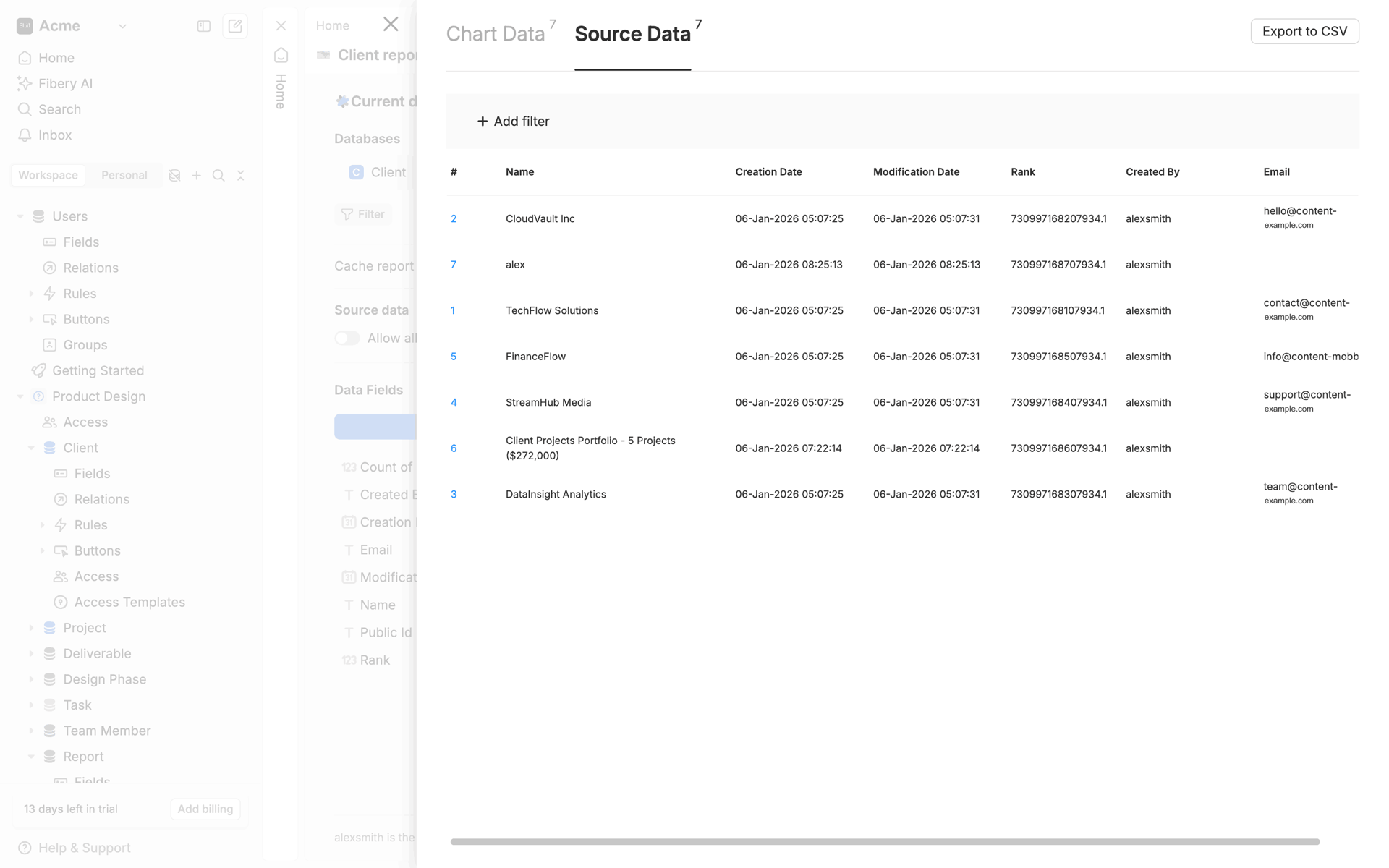 Fibery onboarding reference for create an activation checklist