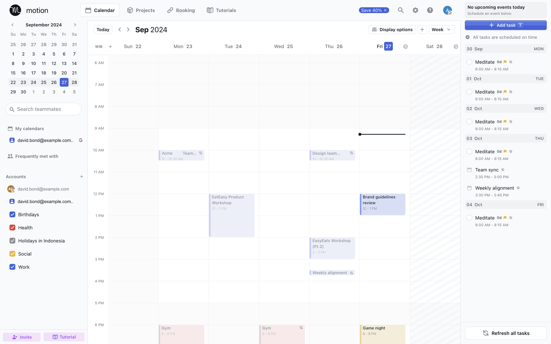 Motion Web AI interface screenshot 1