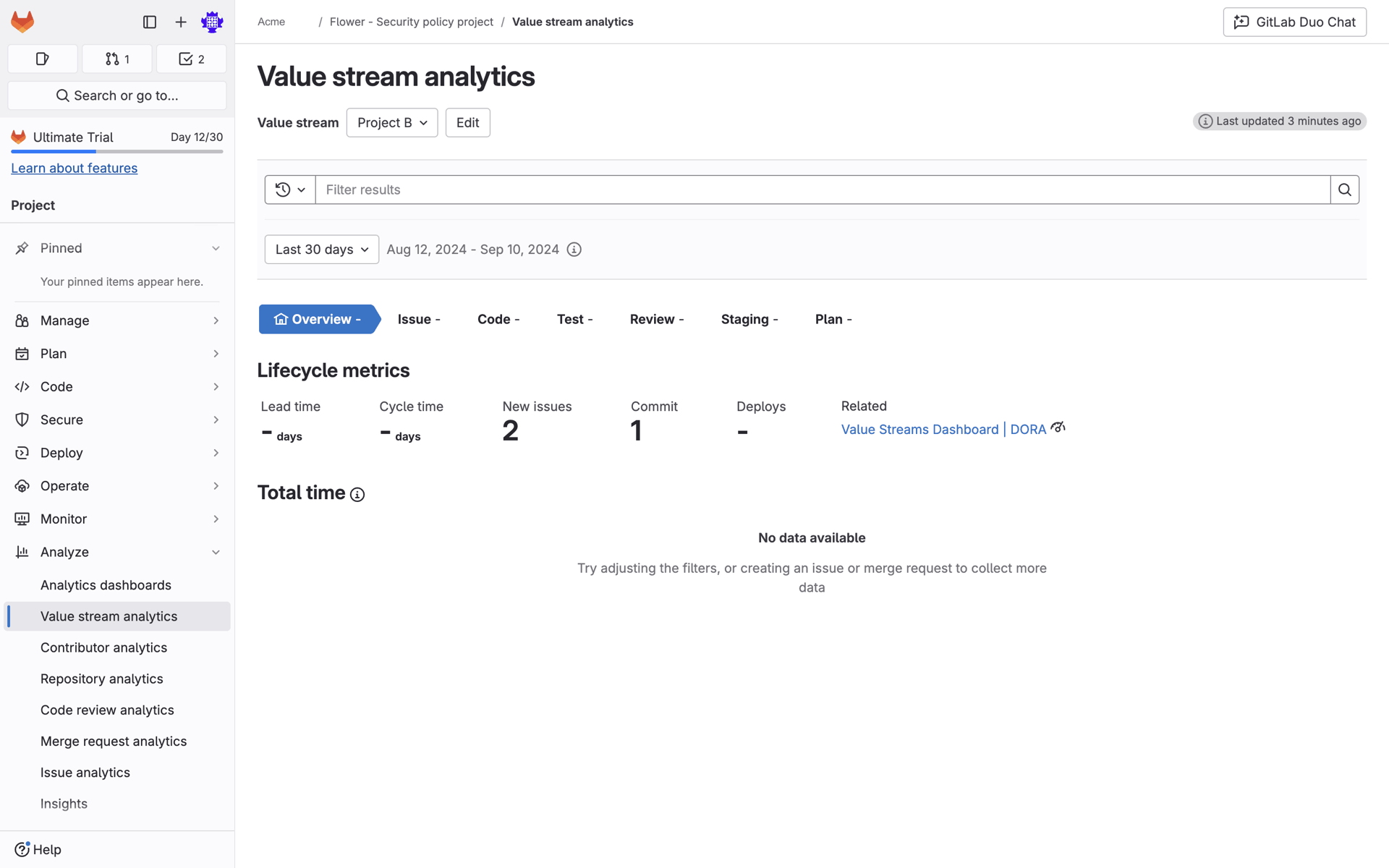 GitLab Web Developer Tools interface screenshot 1