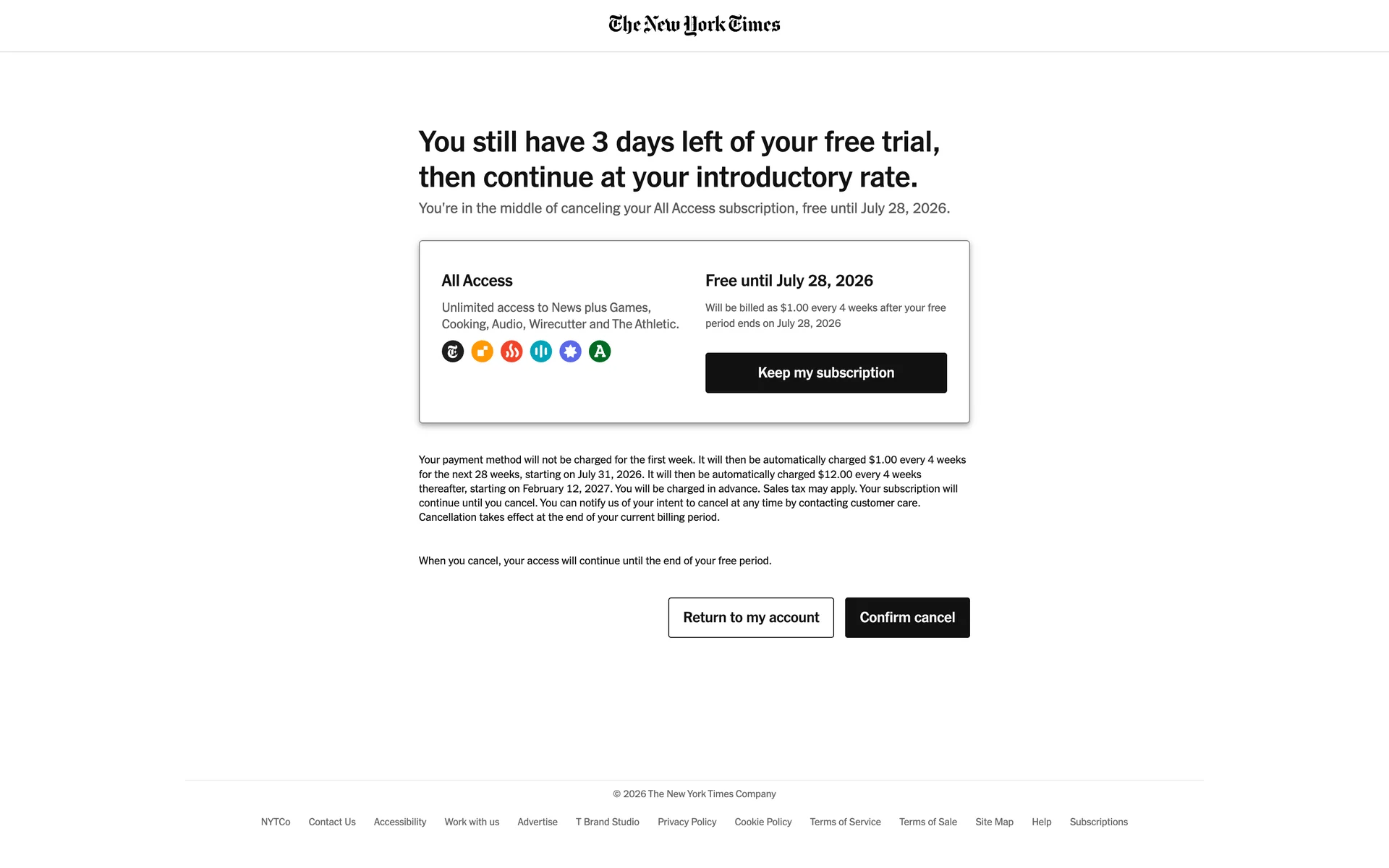The New York Times screenshot