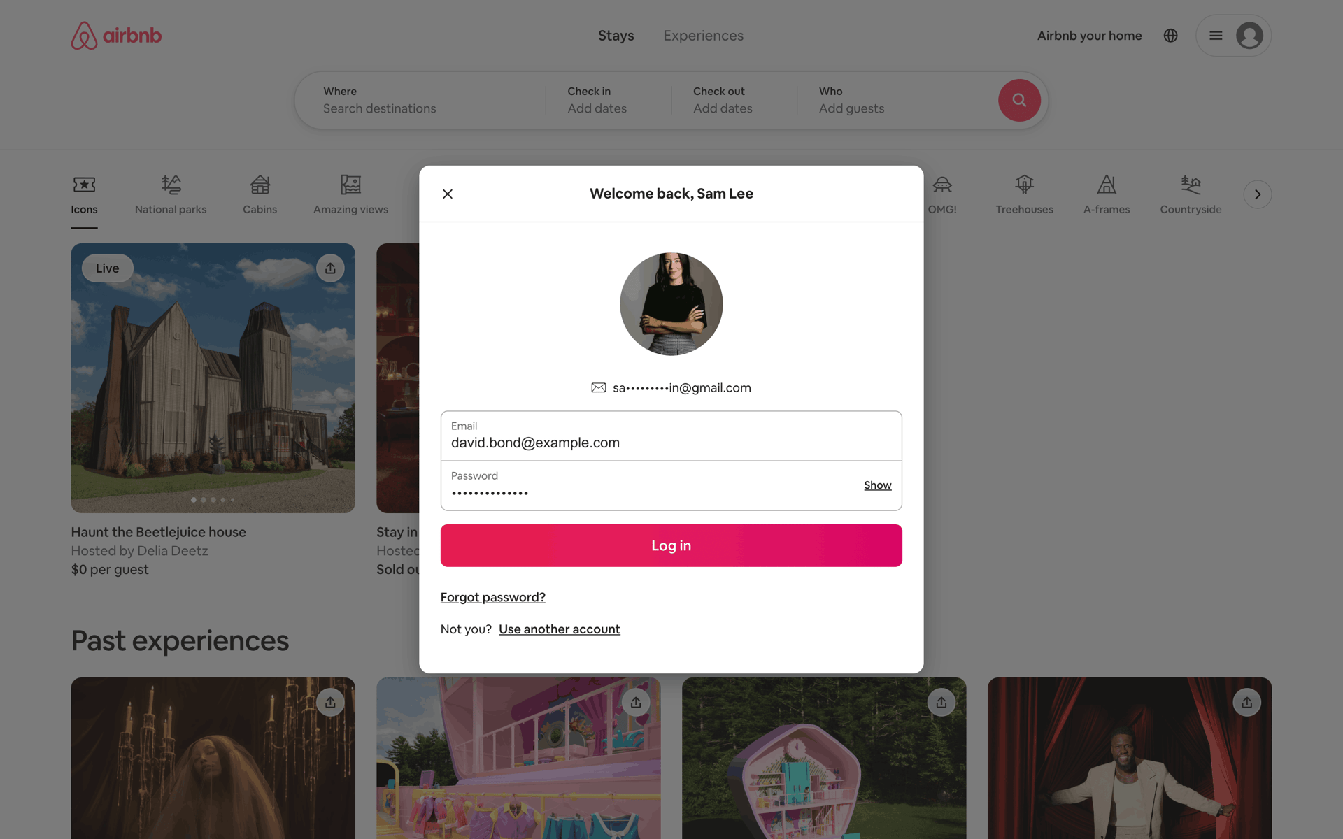Real Estate app screen 2