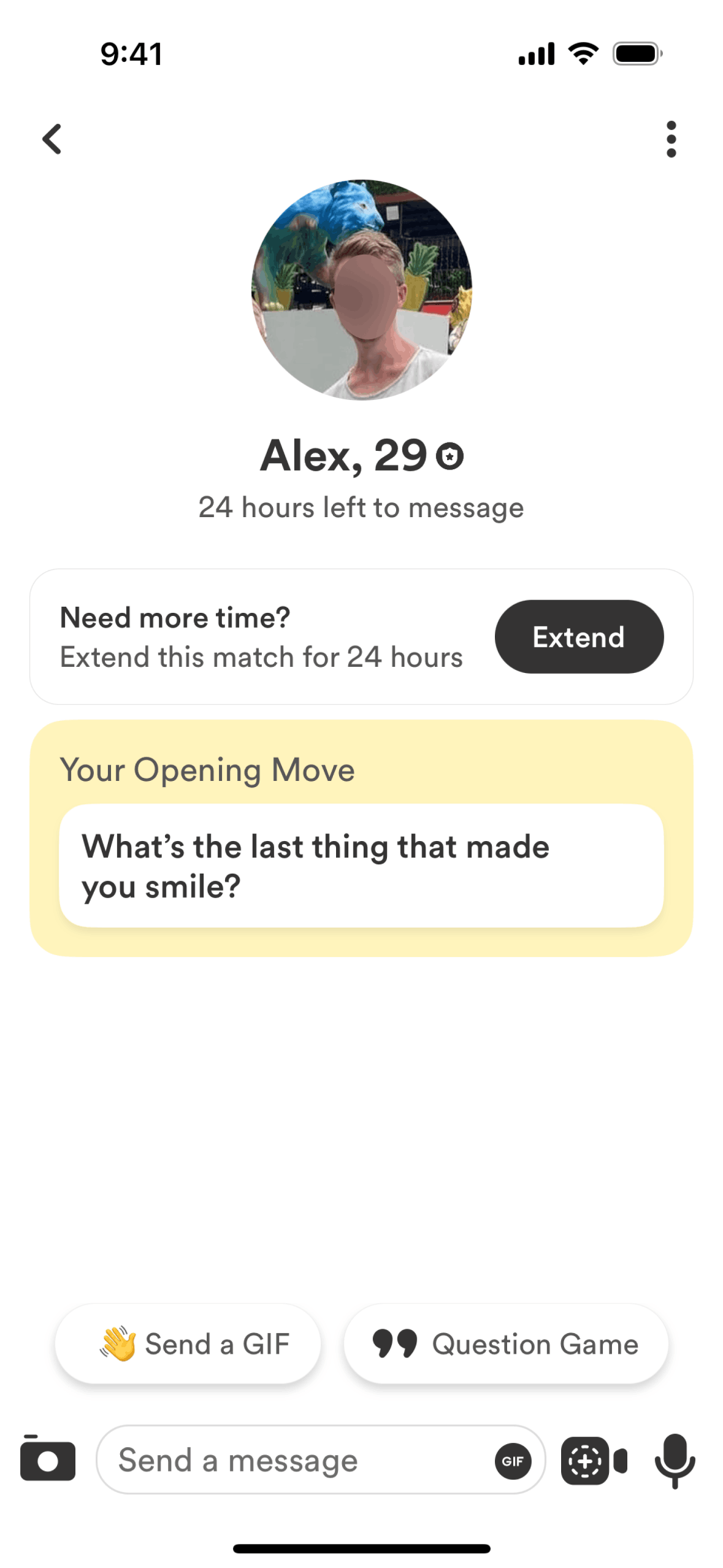 Bumble iOS Lifestyle interface screenshot 5