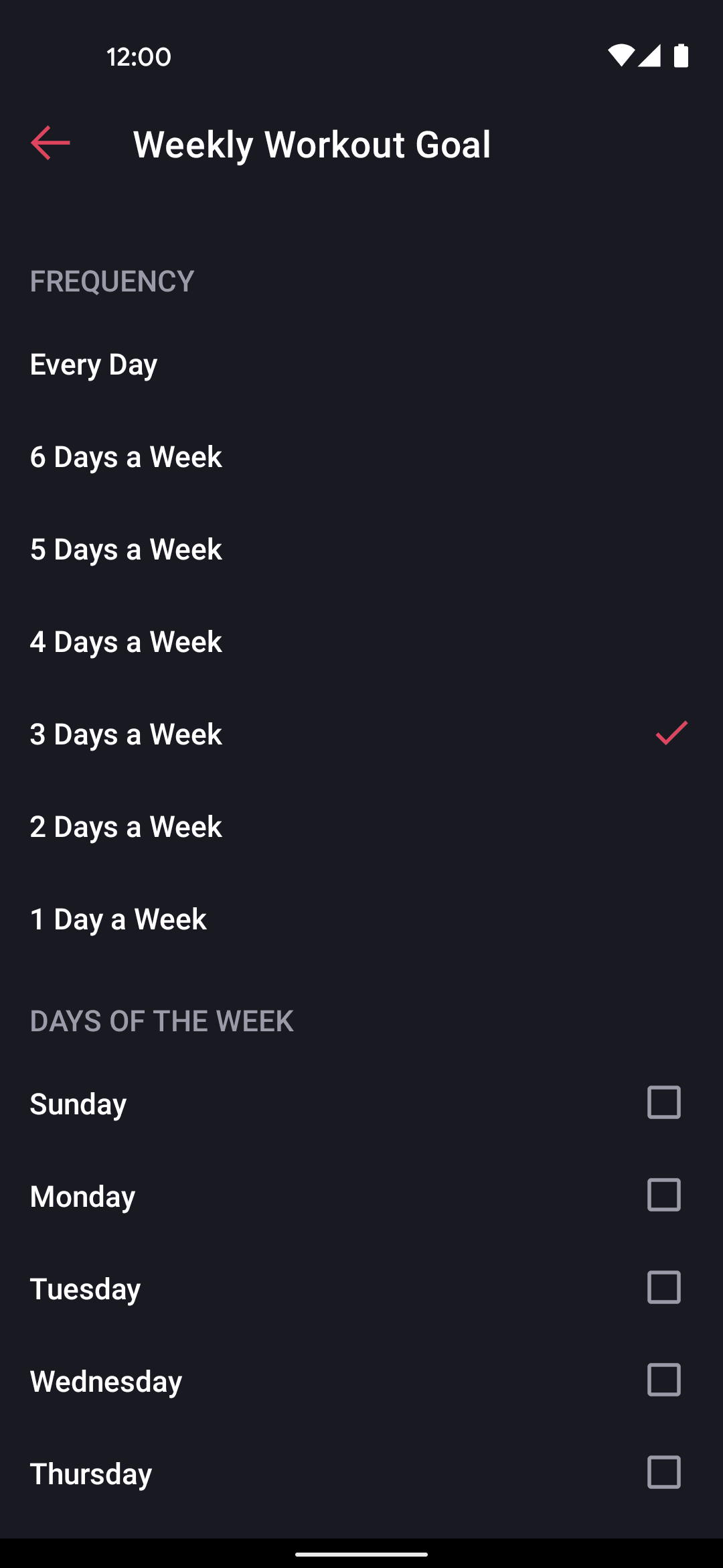Fitbod Android Health & Fitness interface screenshot 20