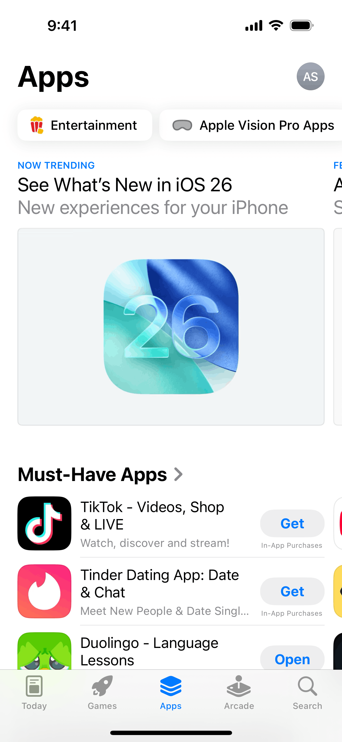 App Store iOS Utilities interface screenshot 1