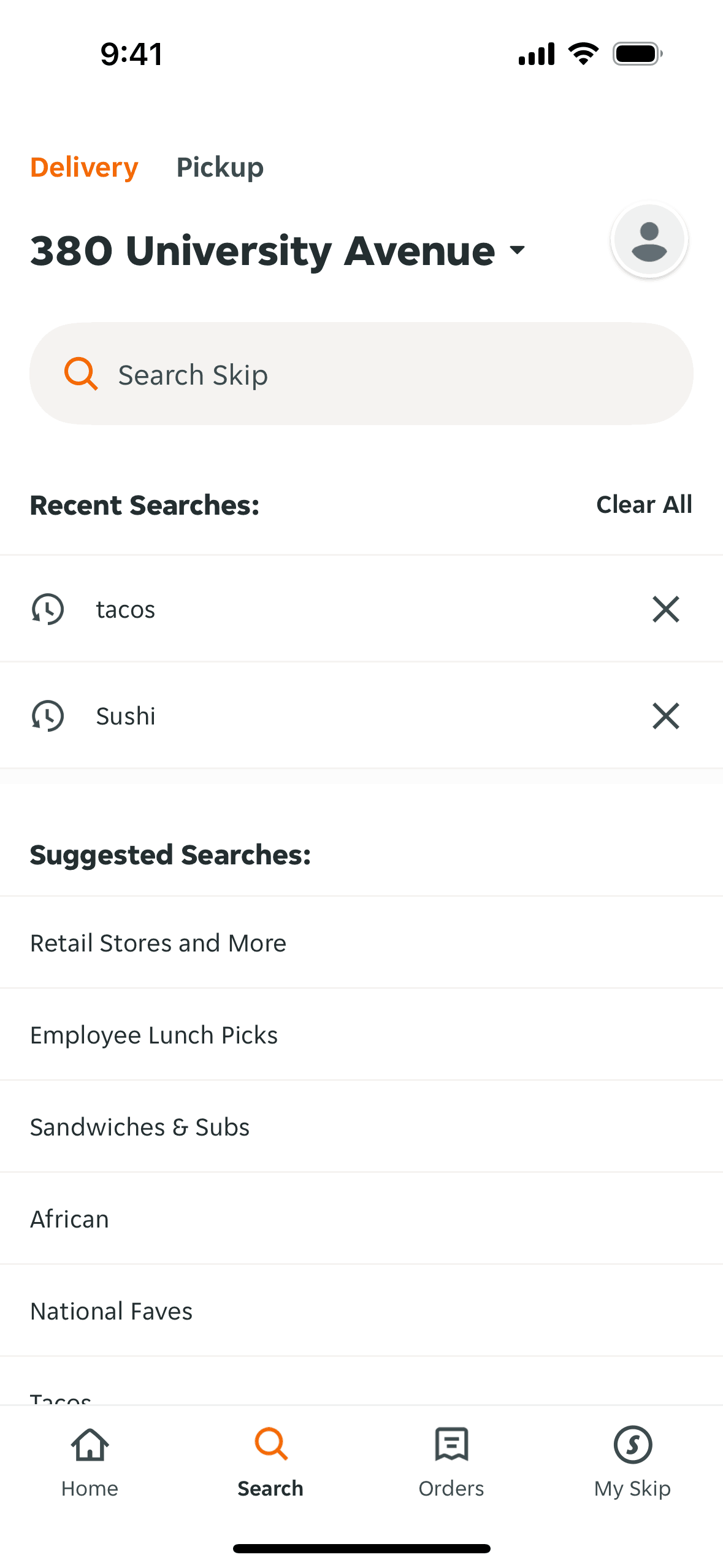 Skip iOS Food & Drink interface screenshot 20