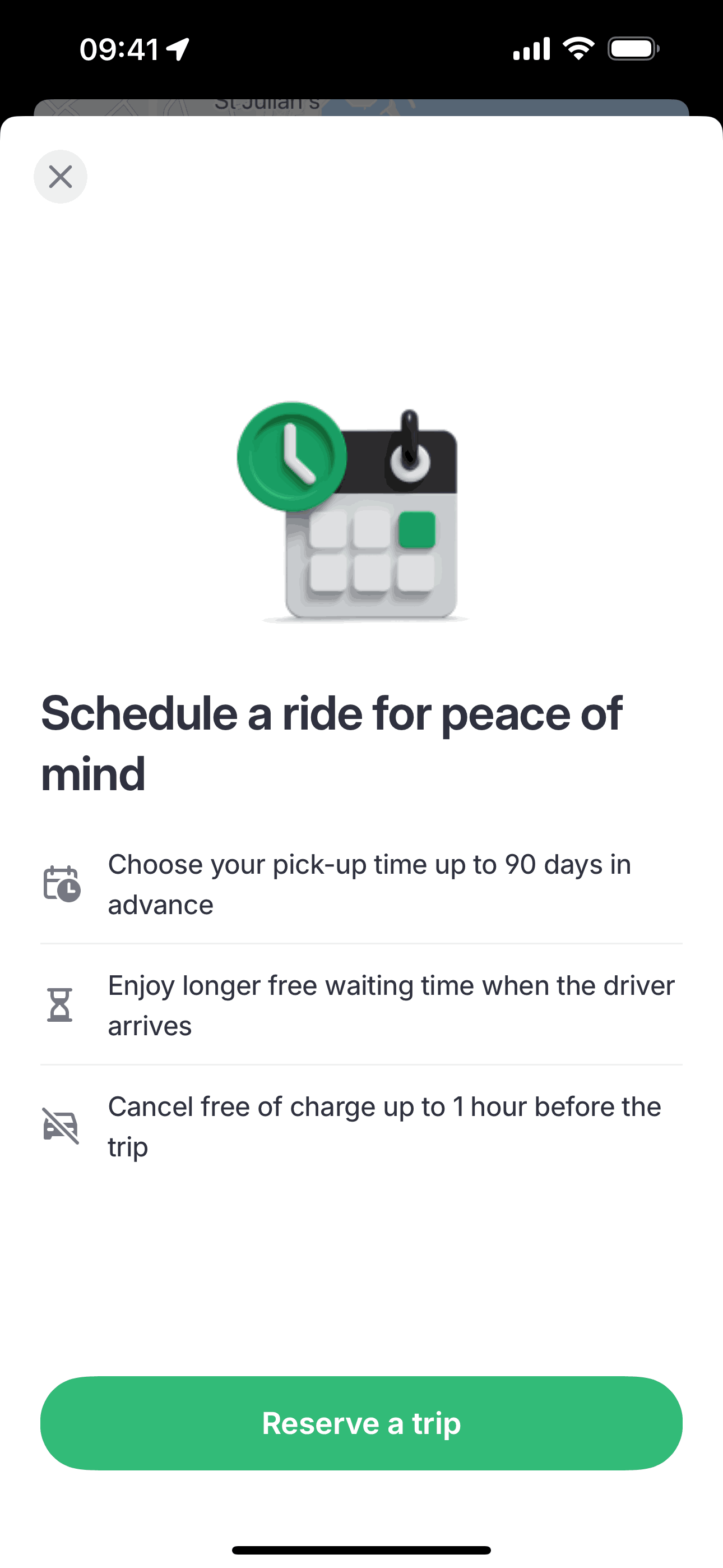 Bolt iOS Travel & Transportation interface screenshot 23