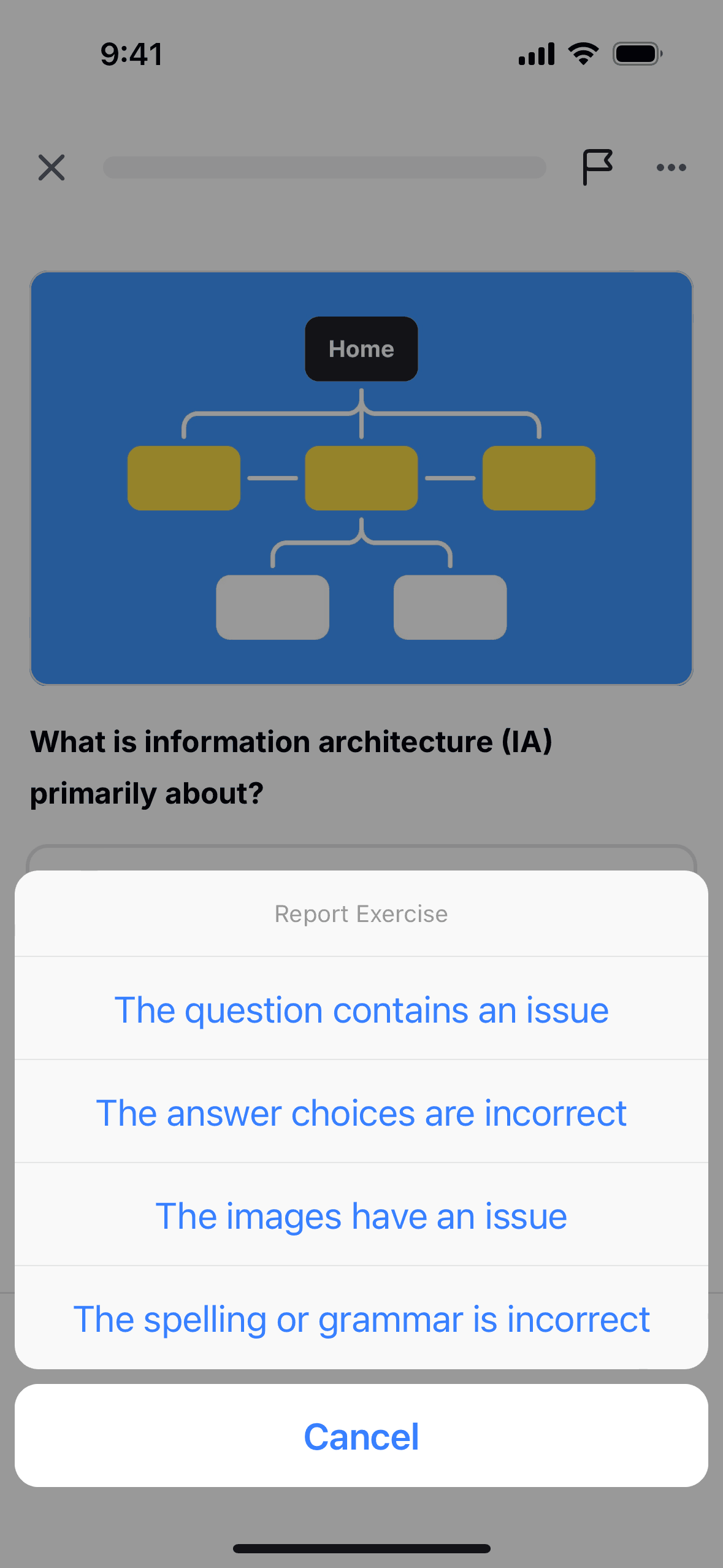 Uxcel Go iOS Education interface screenshot 14