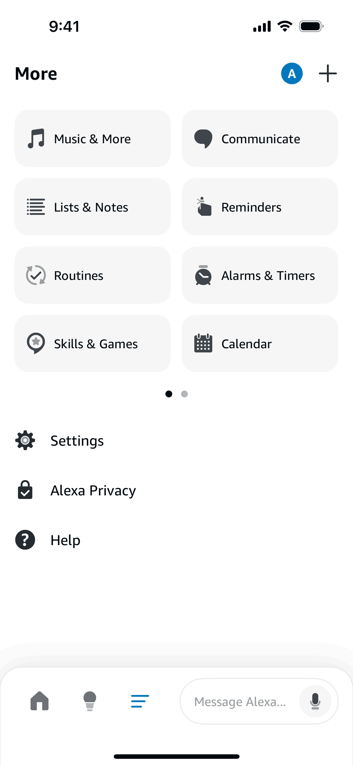 Amazon Alexa iOS Lifestyle interface screenshot 19