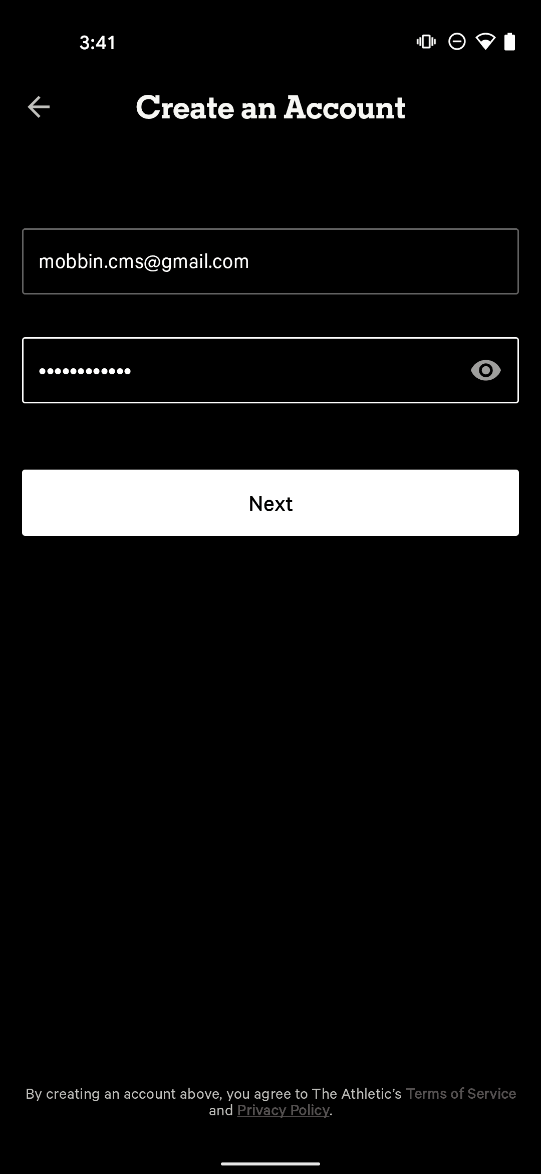 The Athletic Android Sports interface screenshot 14