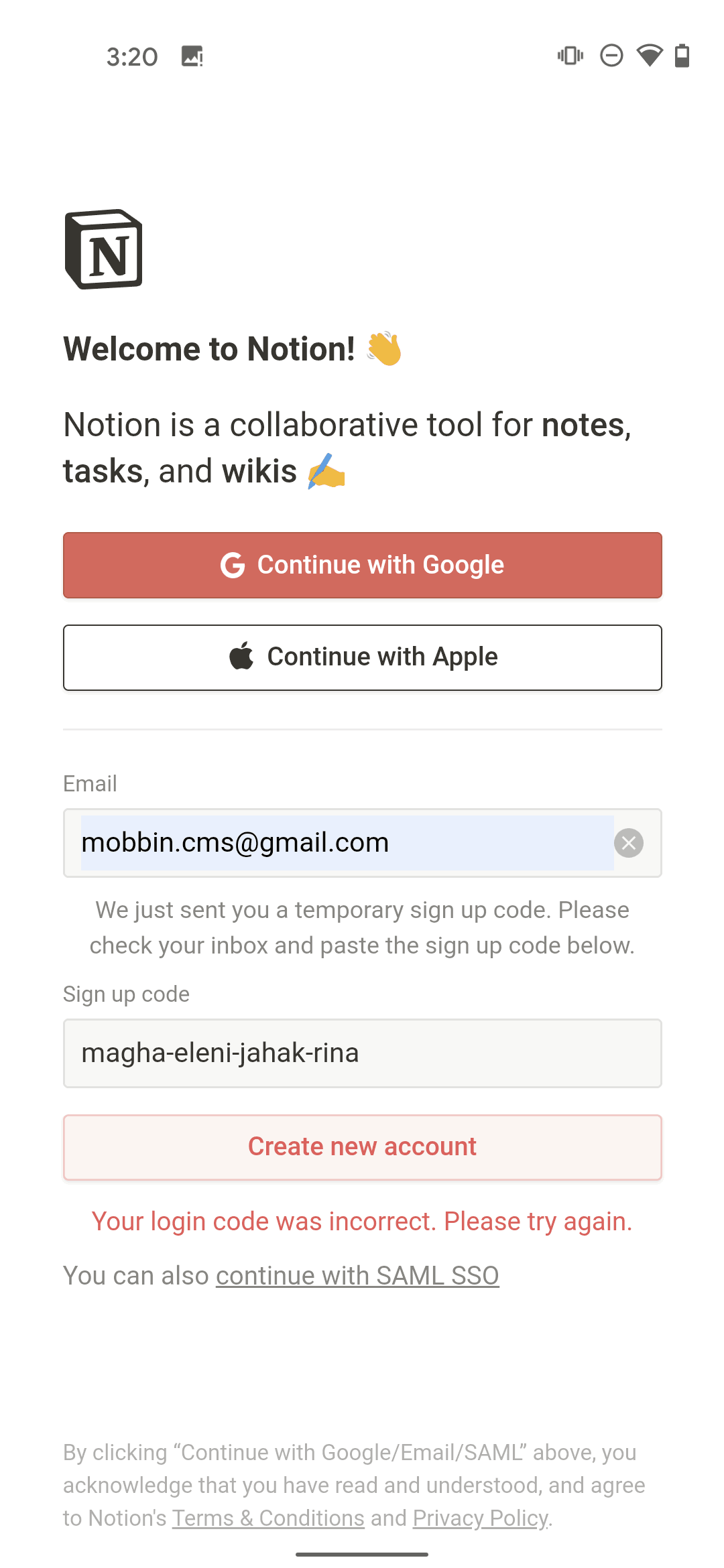Notion Android Collaboration interface screenshot 4