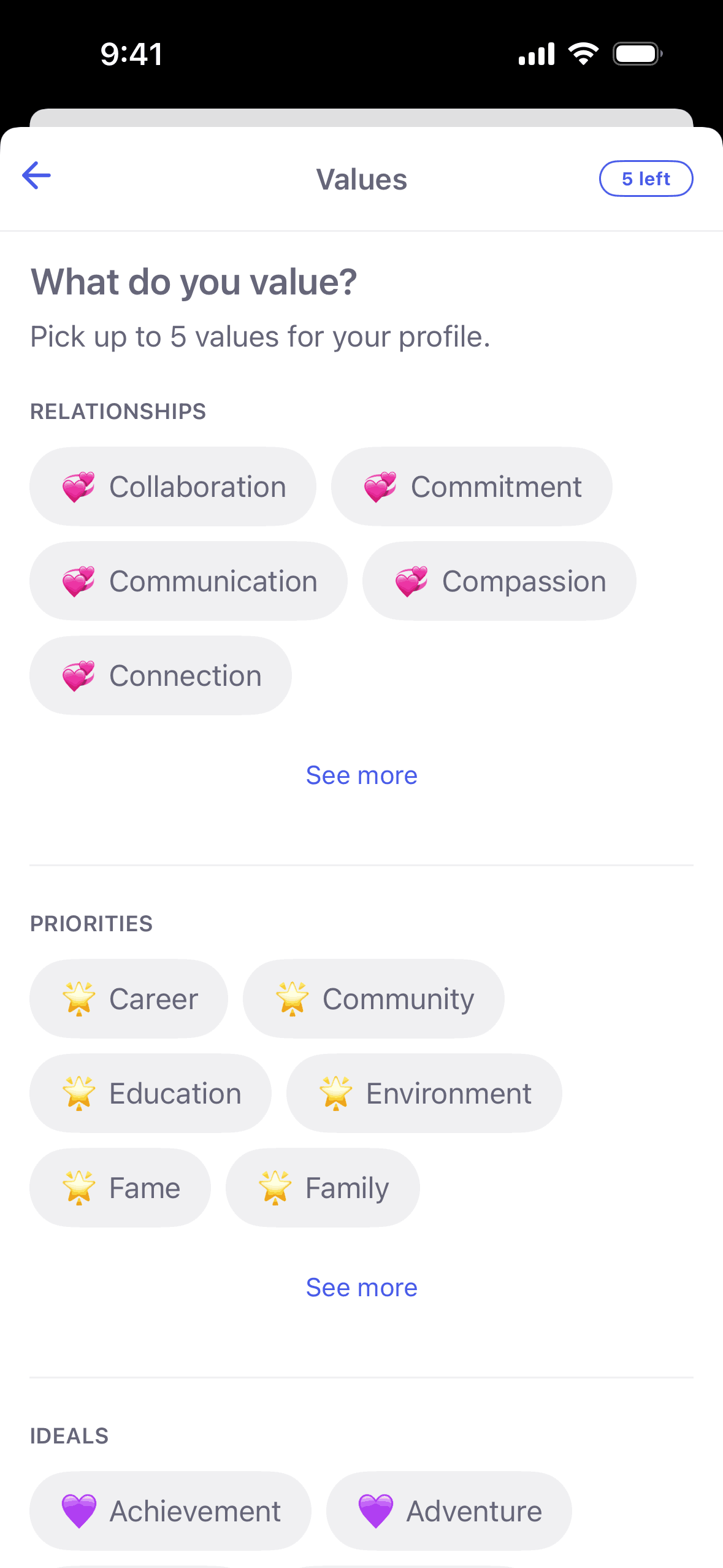 Coffee Meets Bagel iOS dating interface screenshot 11