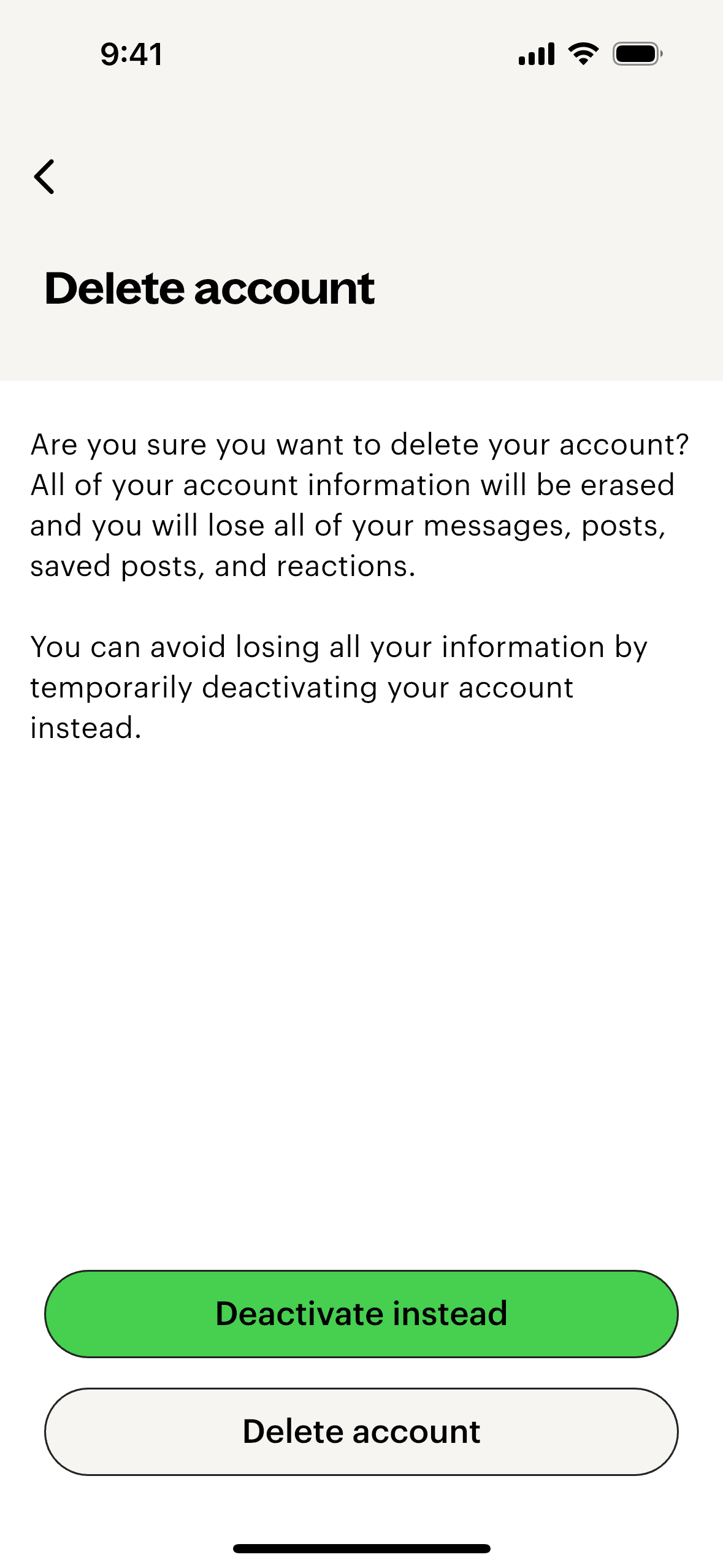Lex iOS Social Networking interface screenshot 15