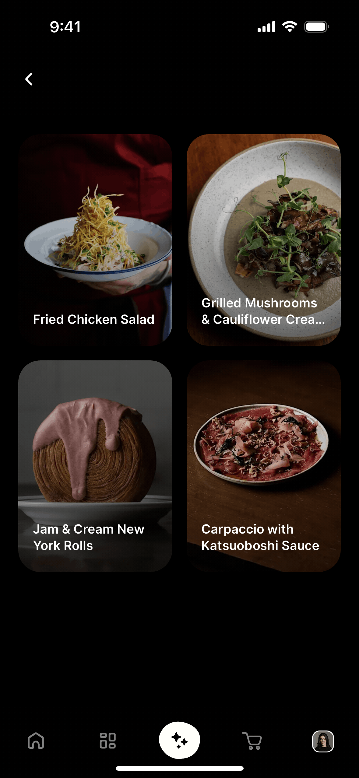 CREME iOS AI interface screenshot 24