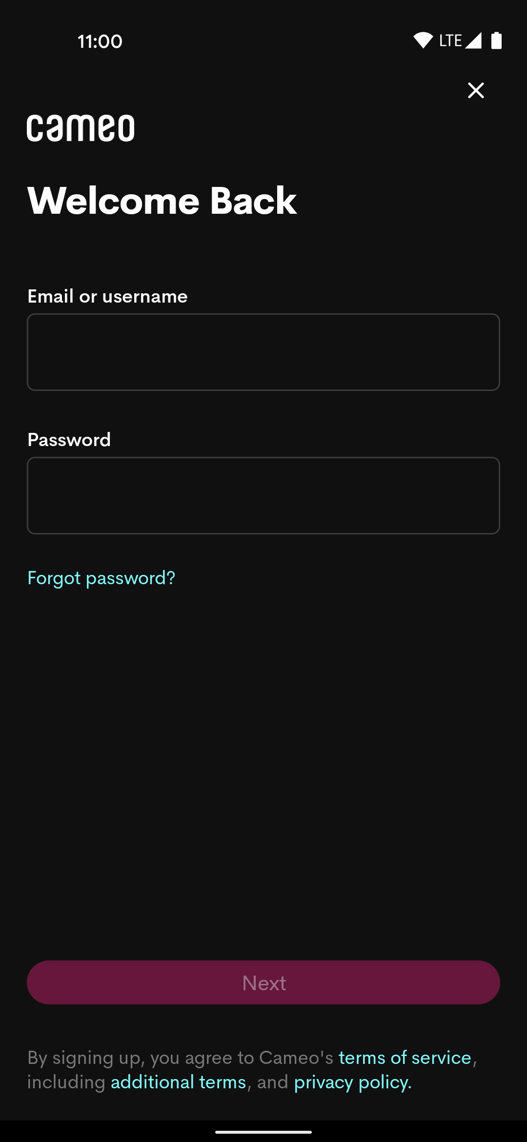 Cameo Android Photo & Video interface screenshot 15