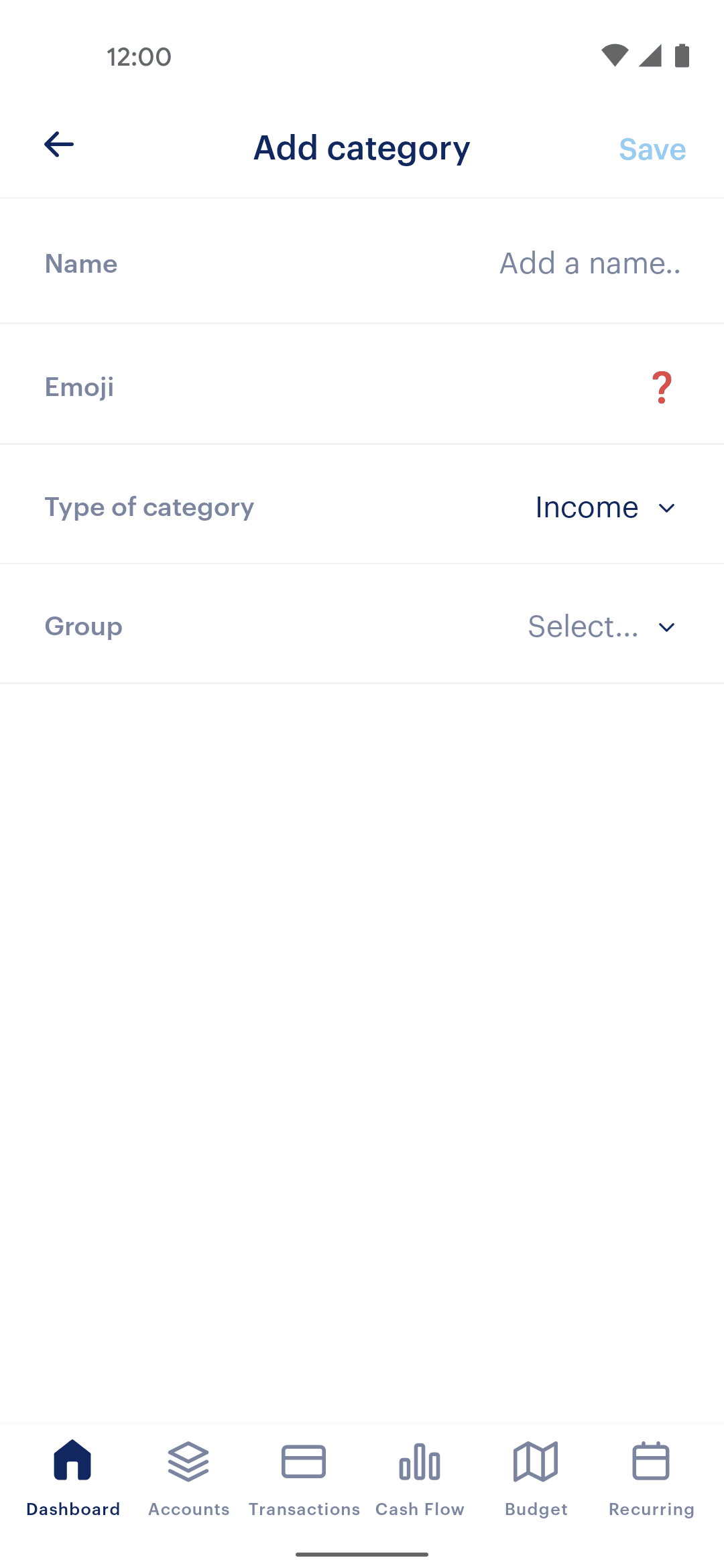 Monarch Android Finance interface screenshot 4