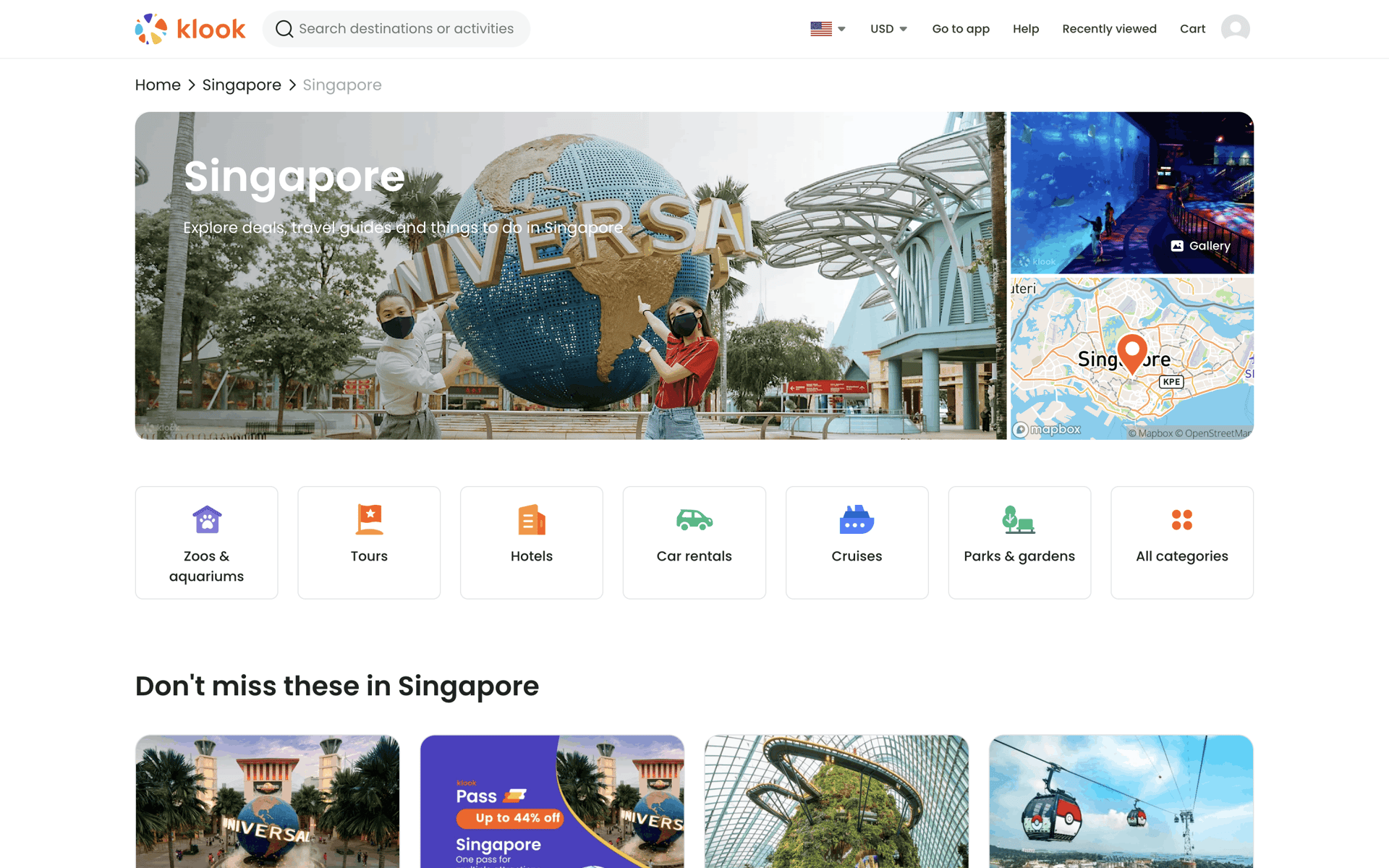 Klook Web Lifestyle interface screenshot 2