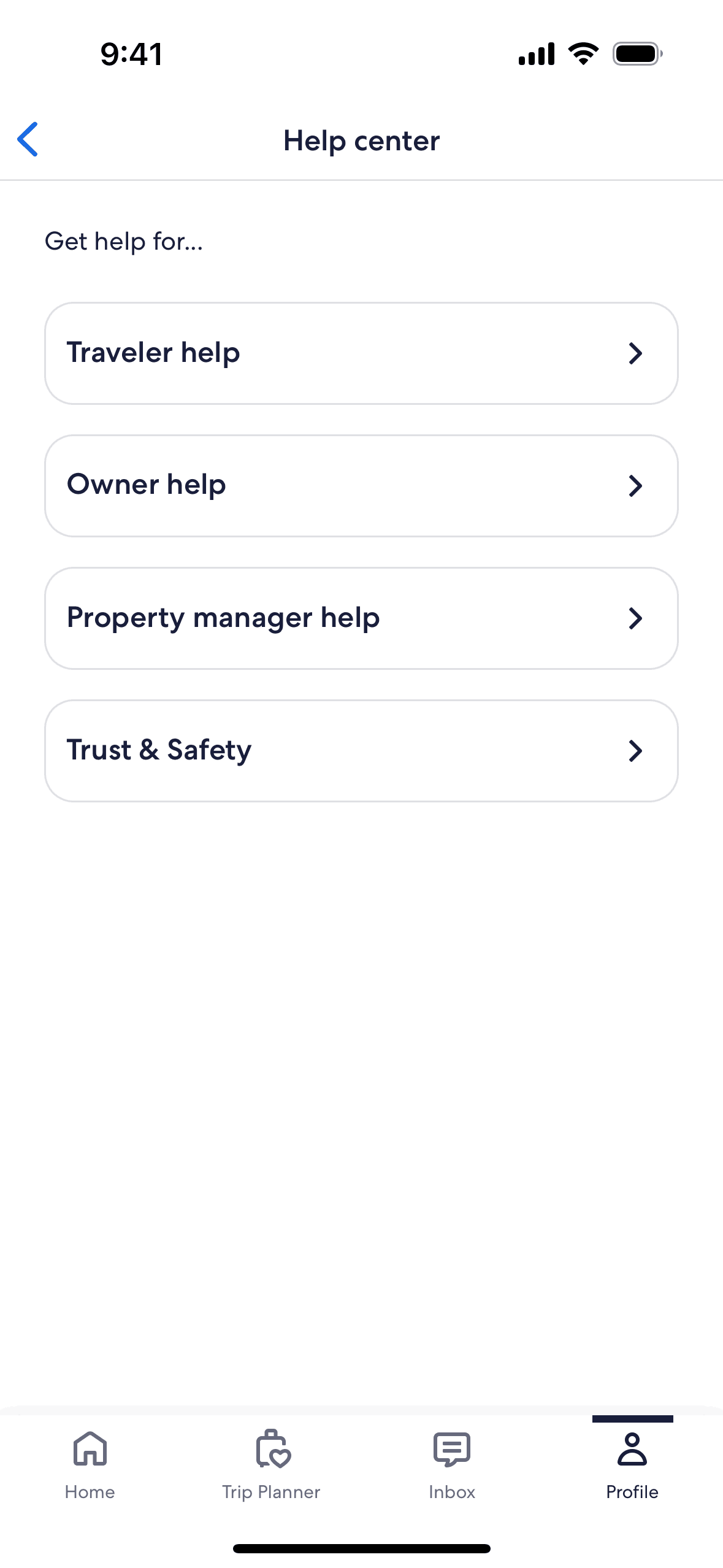 Vrbo iOS Real Estate interface screenshot 2