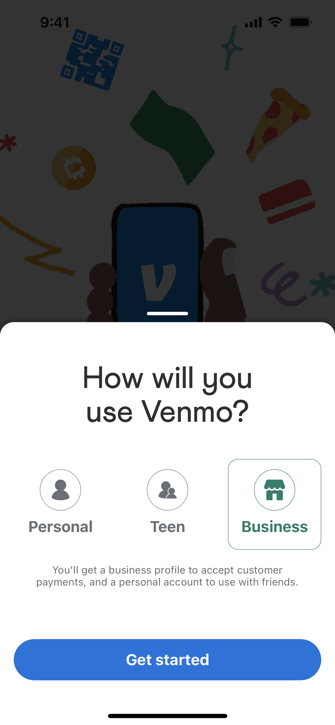 Venmo iOS Finance interface screenshot 4