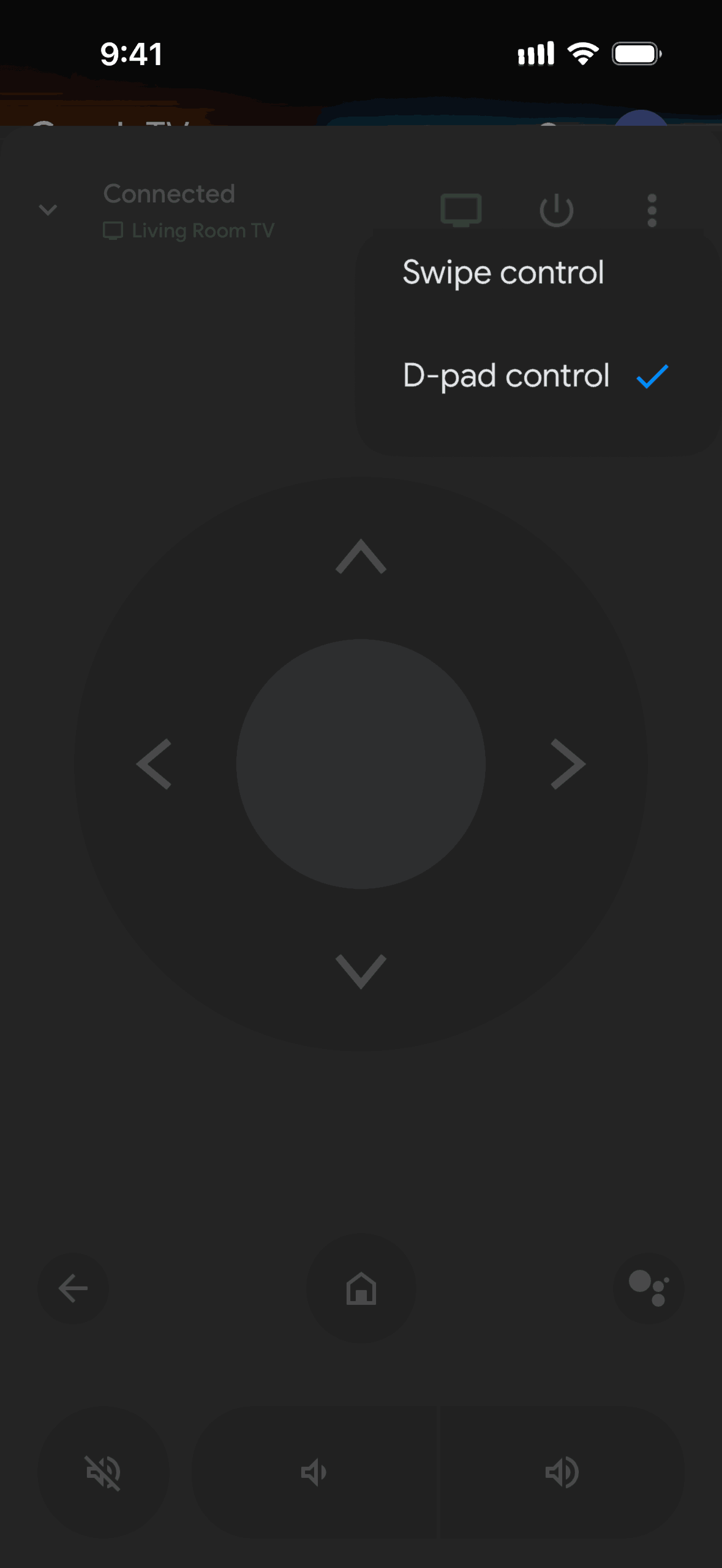 Google TV iOS Entertainment interface screenshot 3