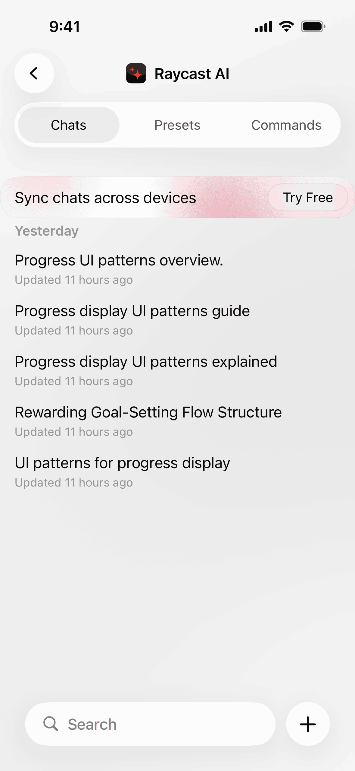 Raycast iOS Productivity interface screenshot 22