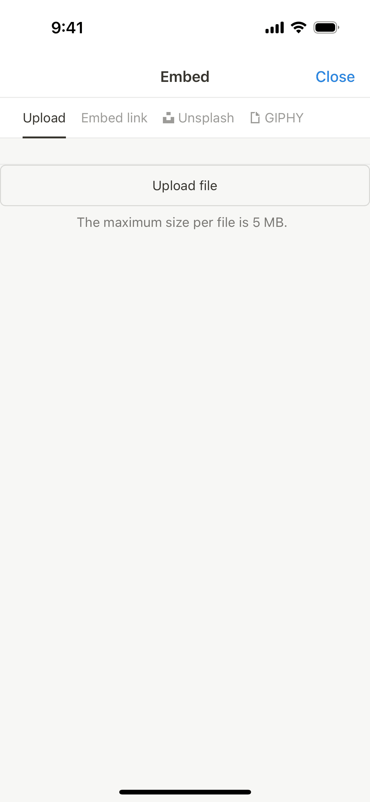 Notion iOS Collaboration interface screenshot 16