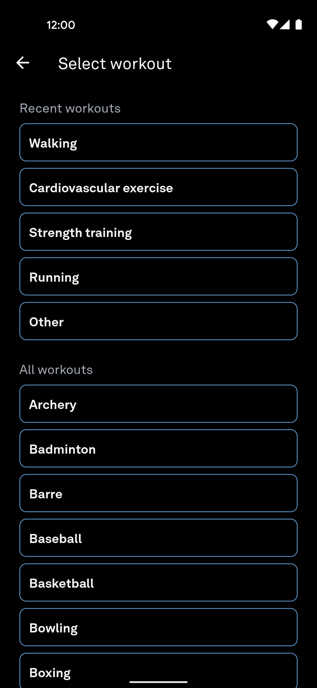 Oura Android Health & Fitness interface screenshot 6