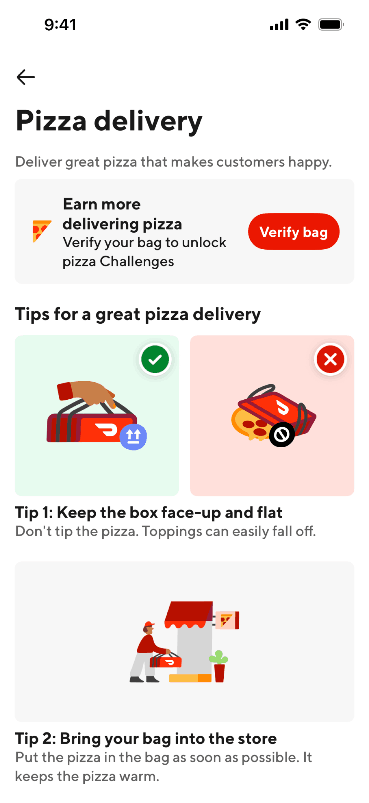 DoorDash Dasher iOS Business interface screenshot 17