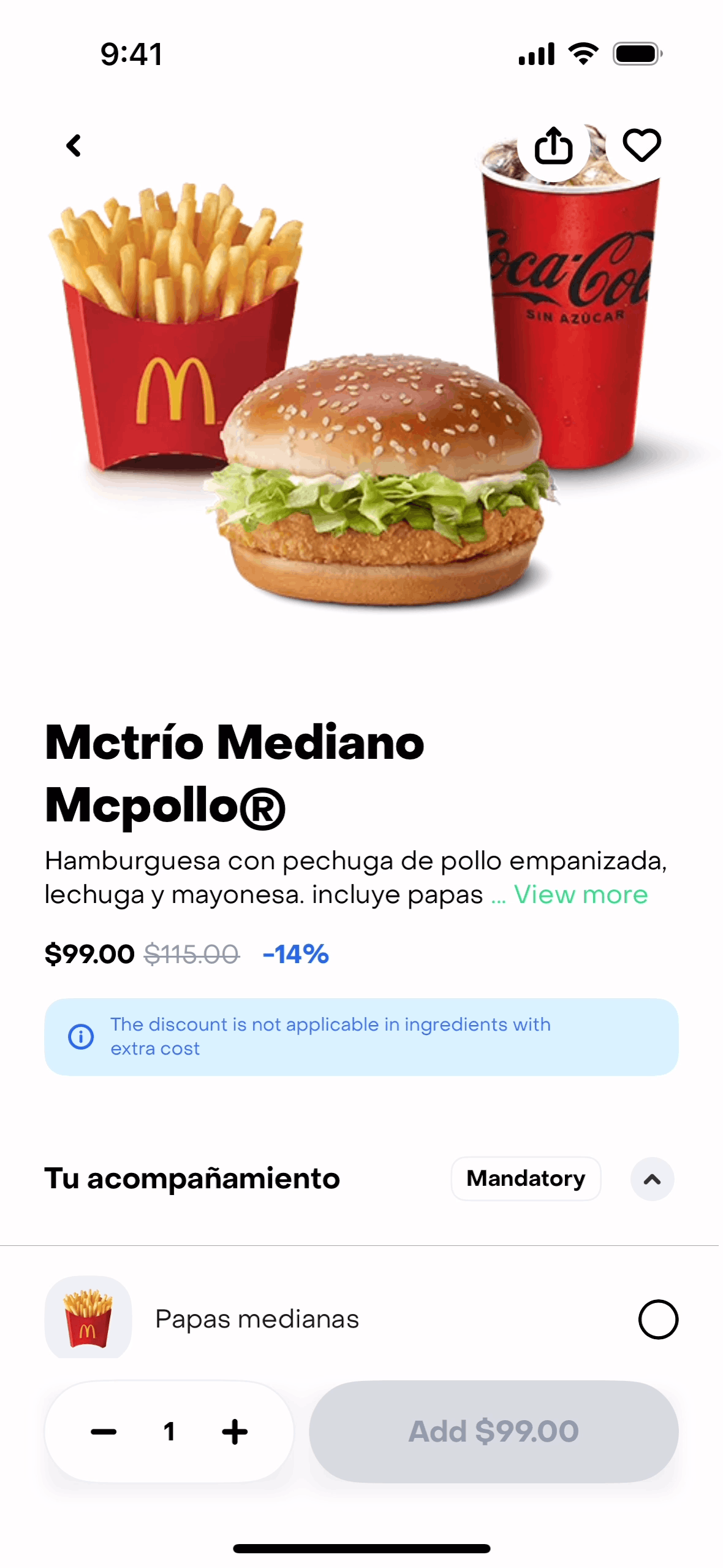 Rappi iOS Food & Drink interface screenshot 8