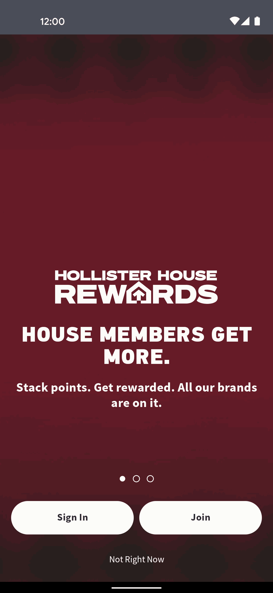 Hollister Co. Android Shopping interface screenshot 5