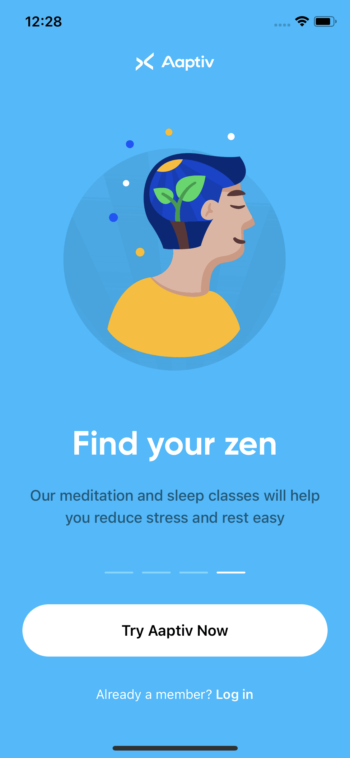 Aaptiv iOS Health & Fitness interface screenshot 5
