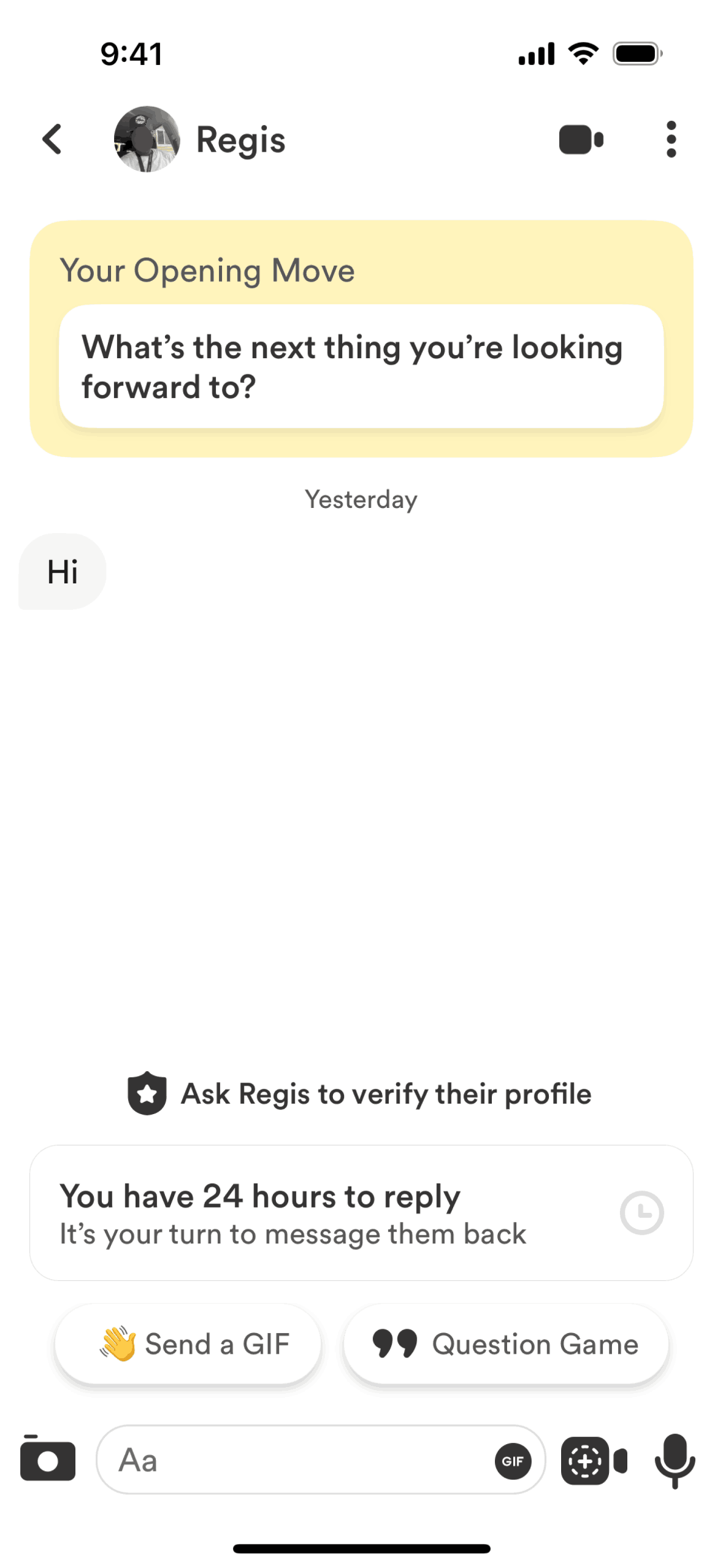 Bumble iOS Lifestyle interface screenshot 2