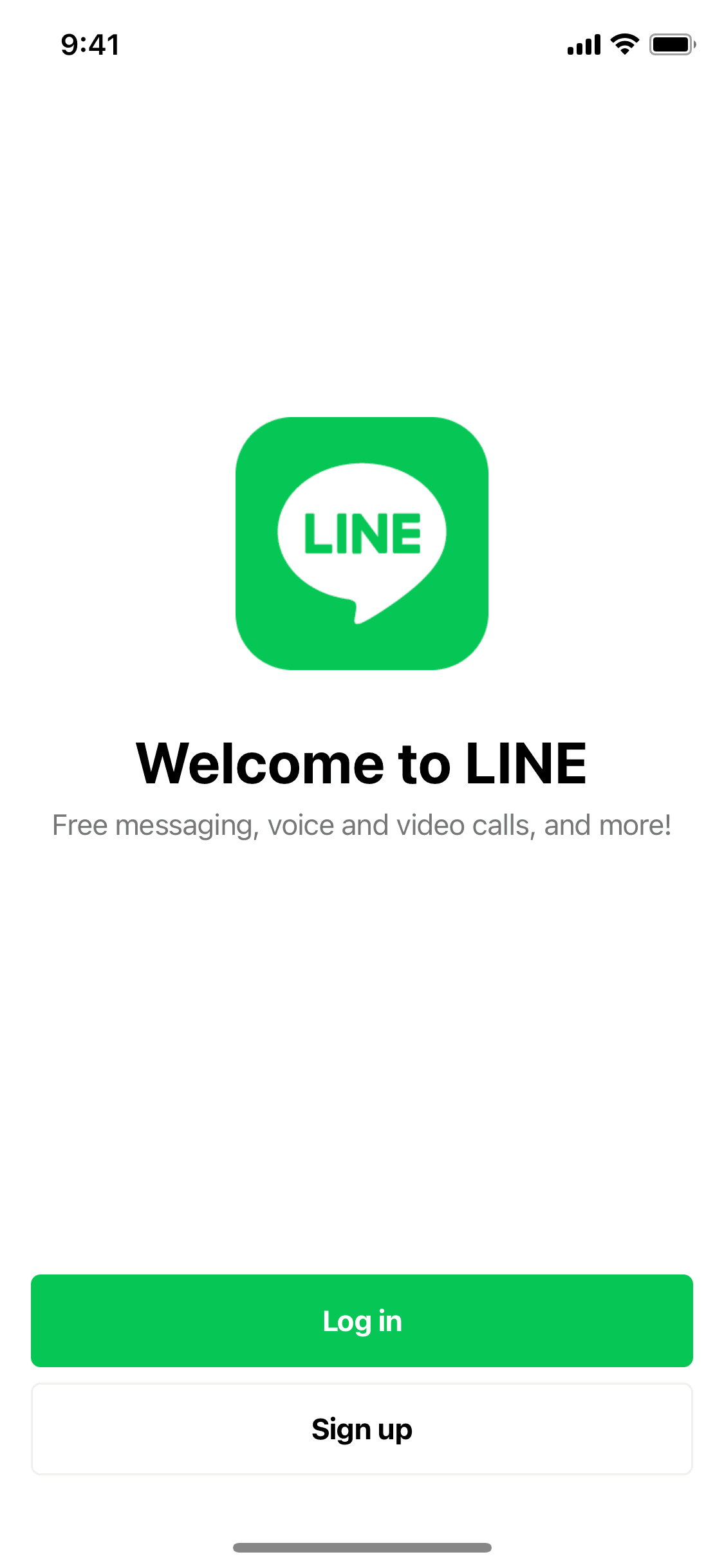 LINE iOS Social Networking interface screenshot 5