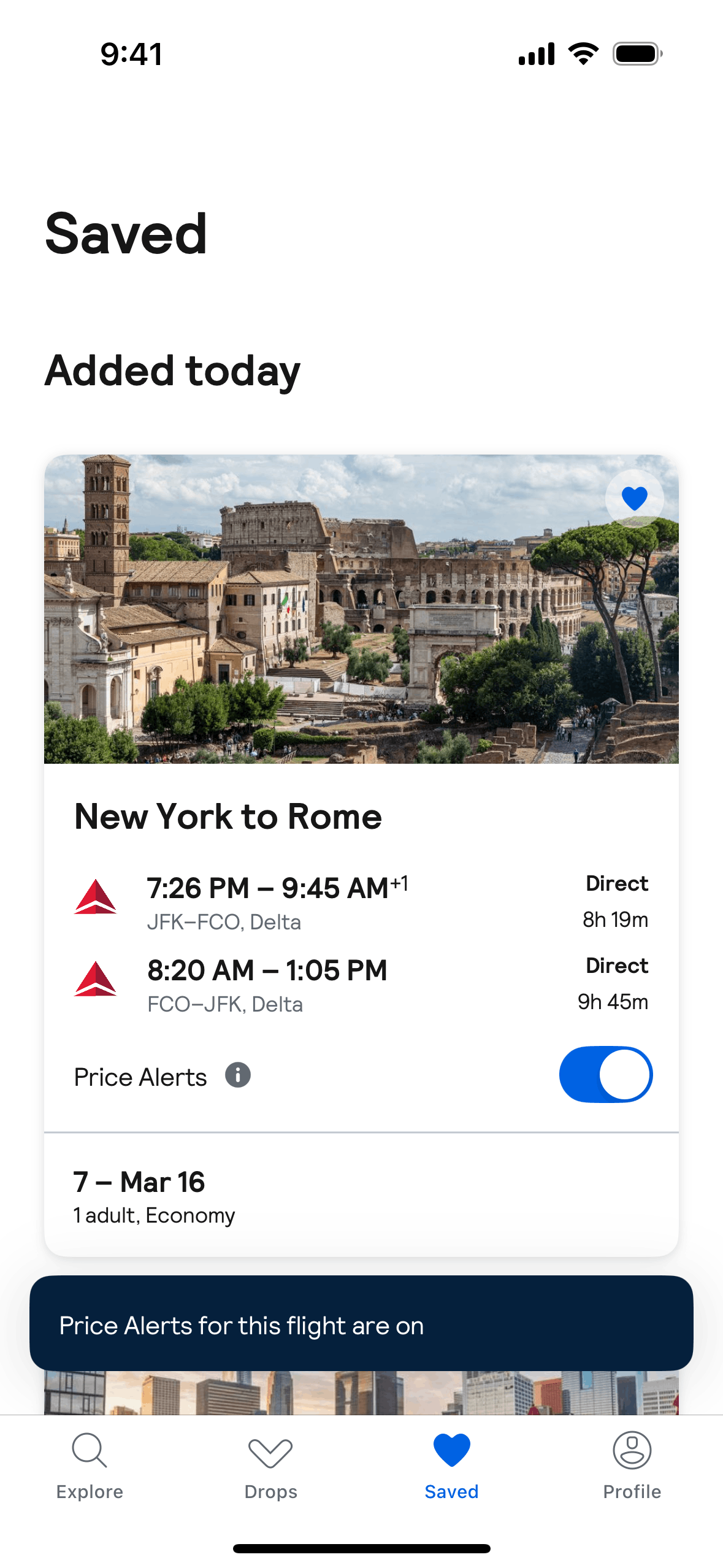 Skyscanner iOS Travel & Transportation interface screenshot 11