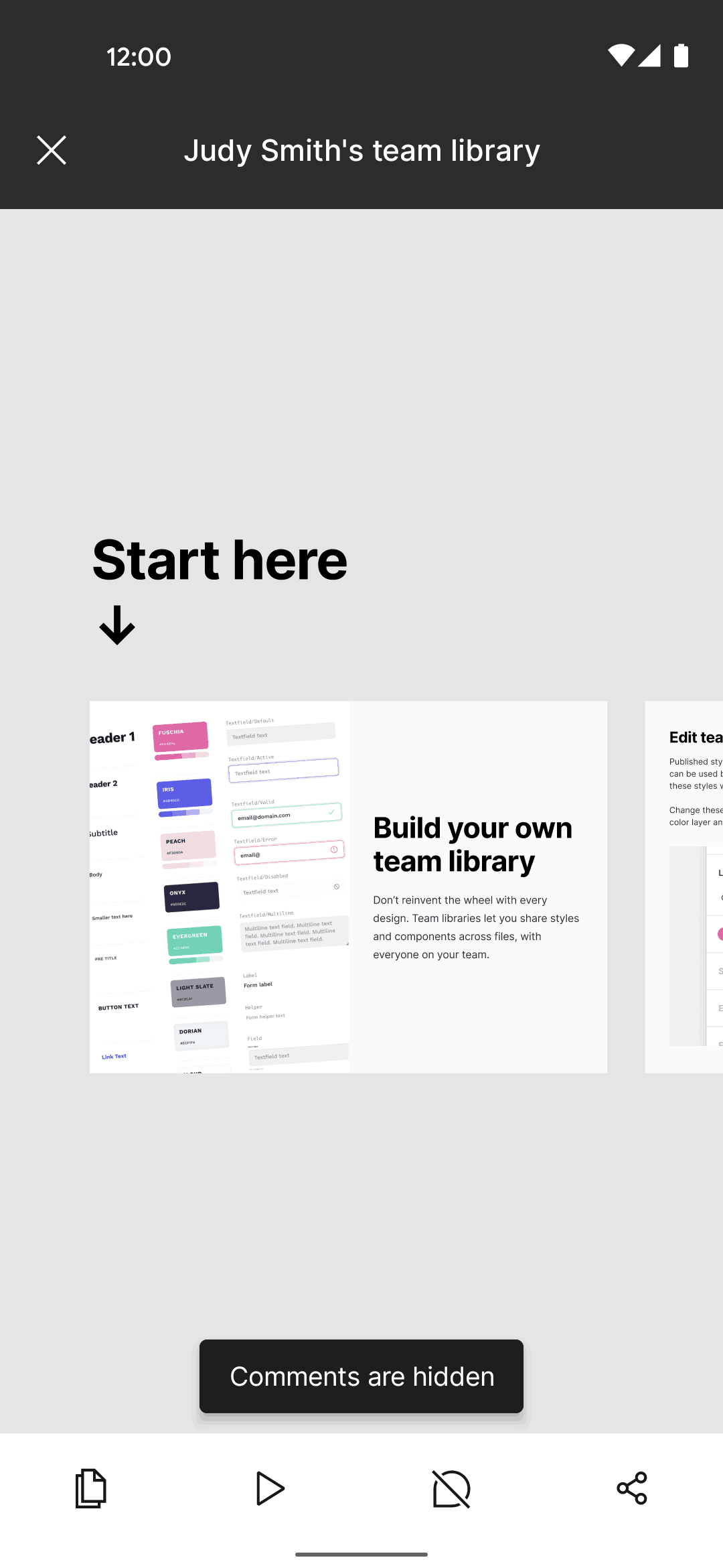 Figma Android Collaboration interface screenshot 19