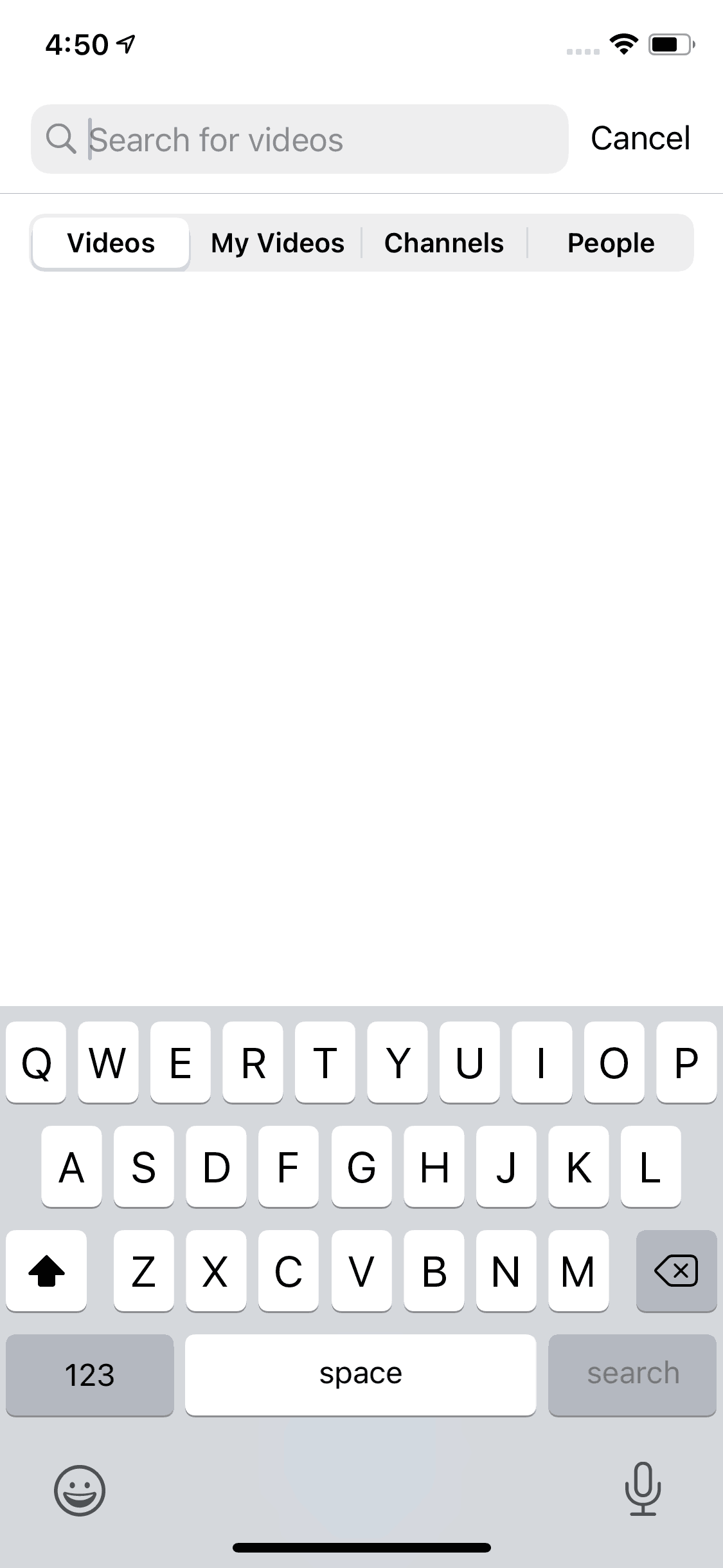 Vimeo iOS Photo & Video interface screenshot 22