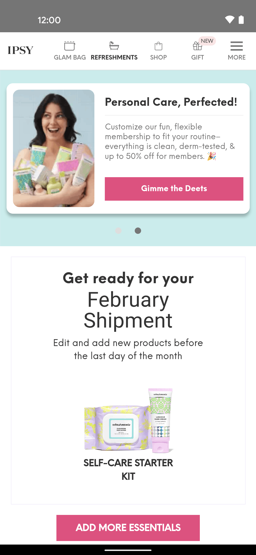 IPSY Android Shopping interface screenshot 8