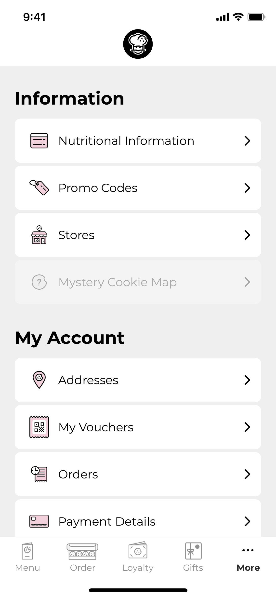 Crumbl Cookies iOS Food & Drink interface screenshot 2