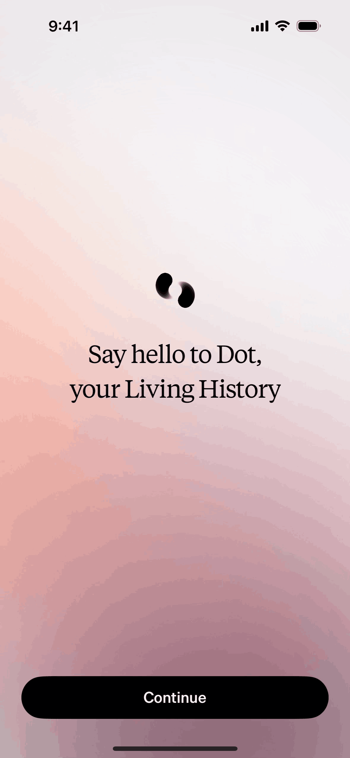 Dot iOS AI interface screenshot 4