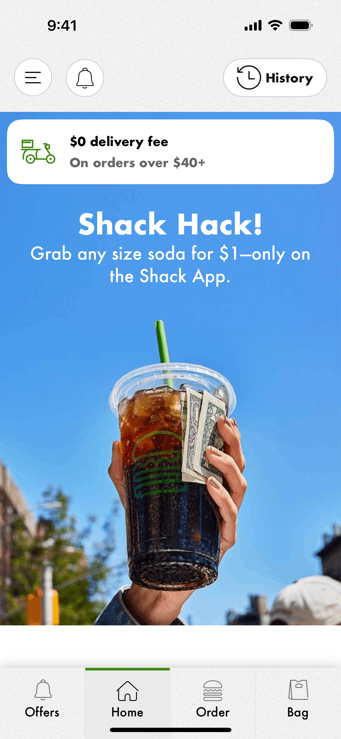 Shake Shack iOS Food & Drink interface screenshot 3