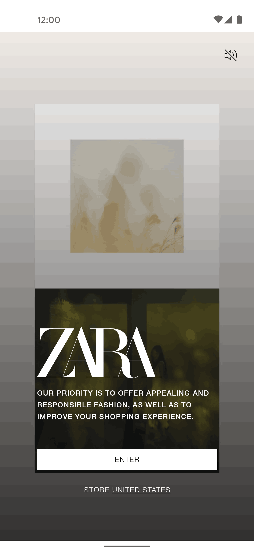 ZARA Android Shopping interface screenshot 3
