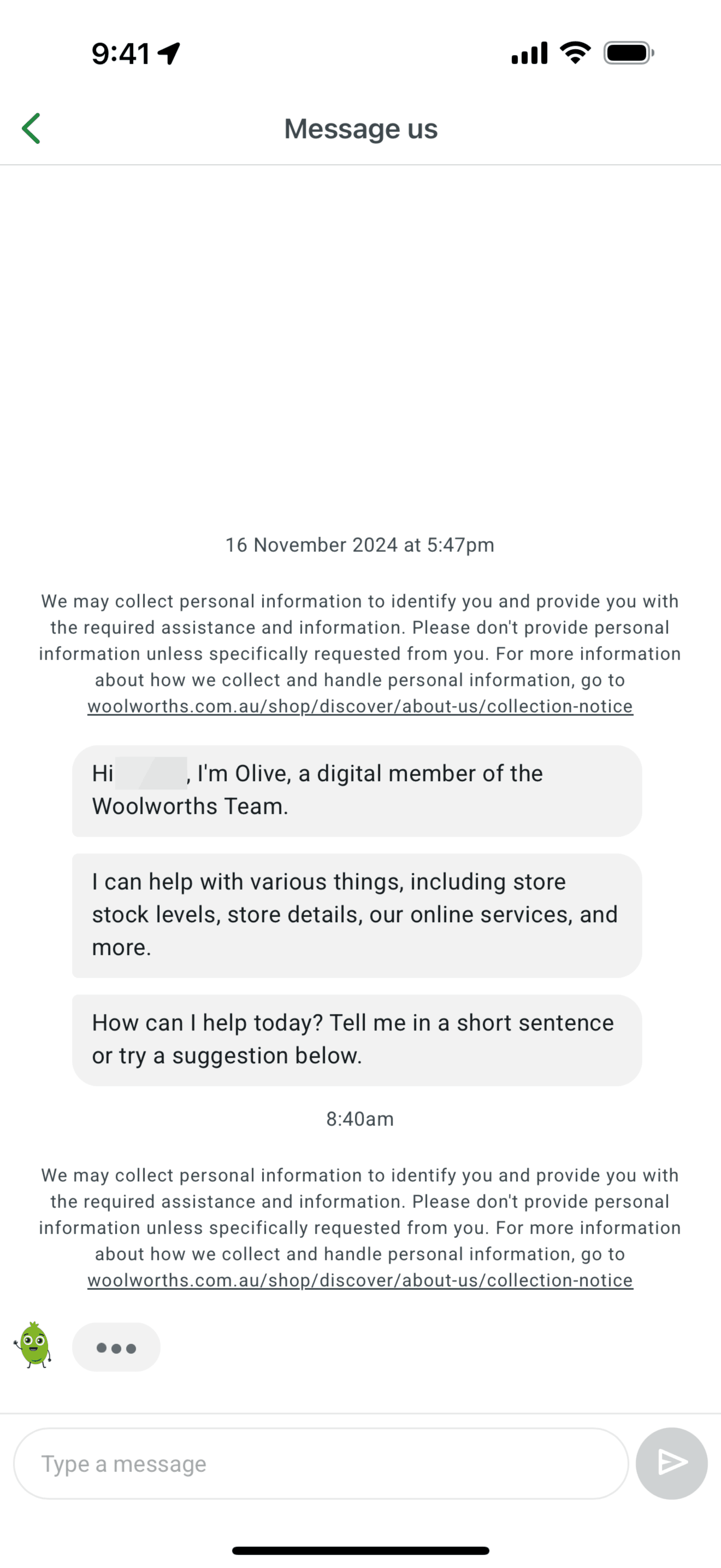 Woolworths iOS Shopping interface screenshot 8