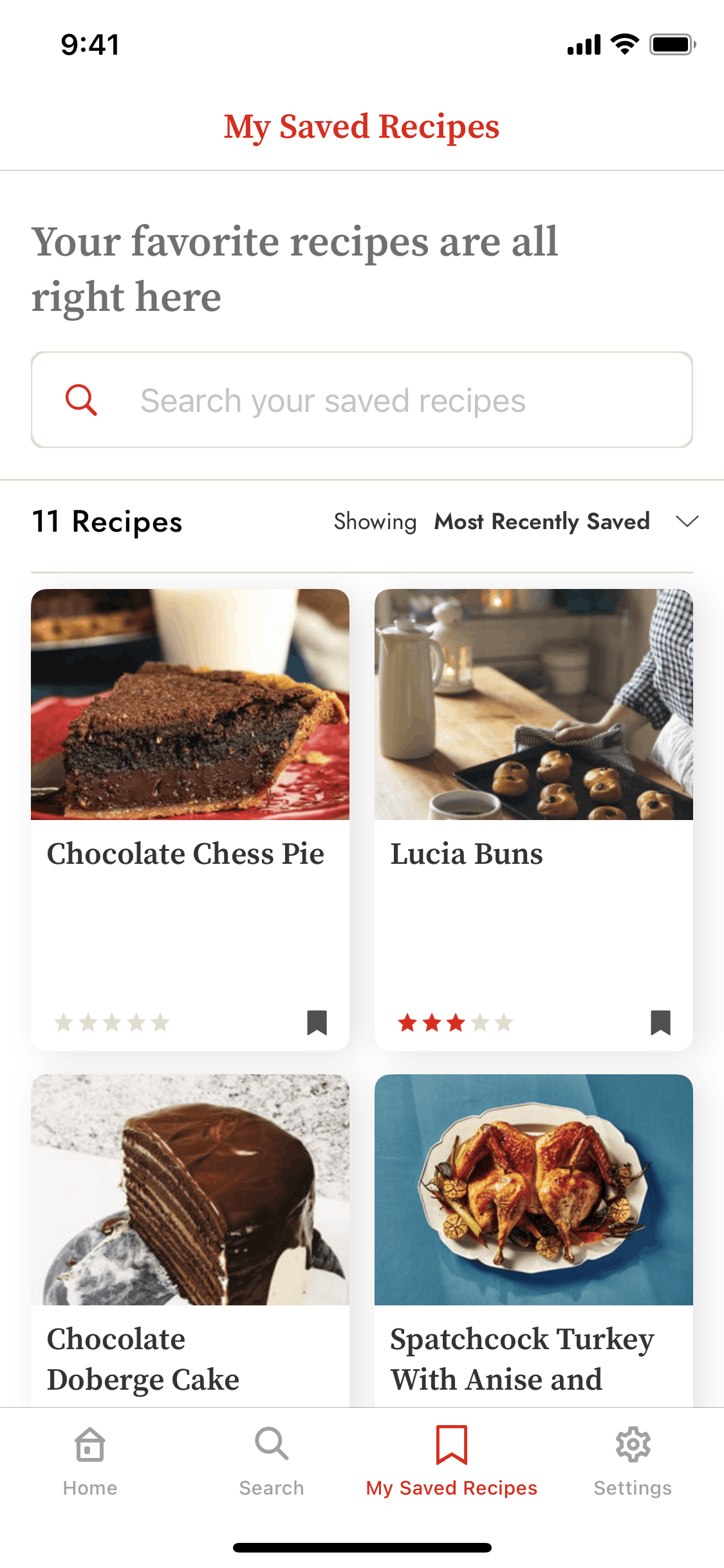 Epicurious iOS Food & Drink interface screenshot 4