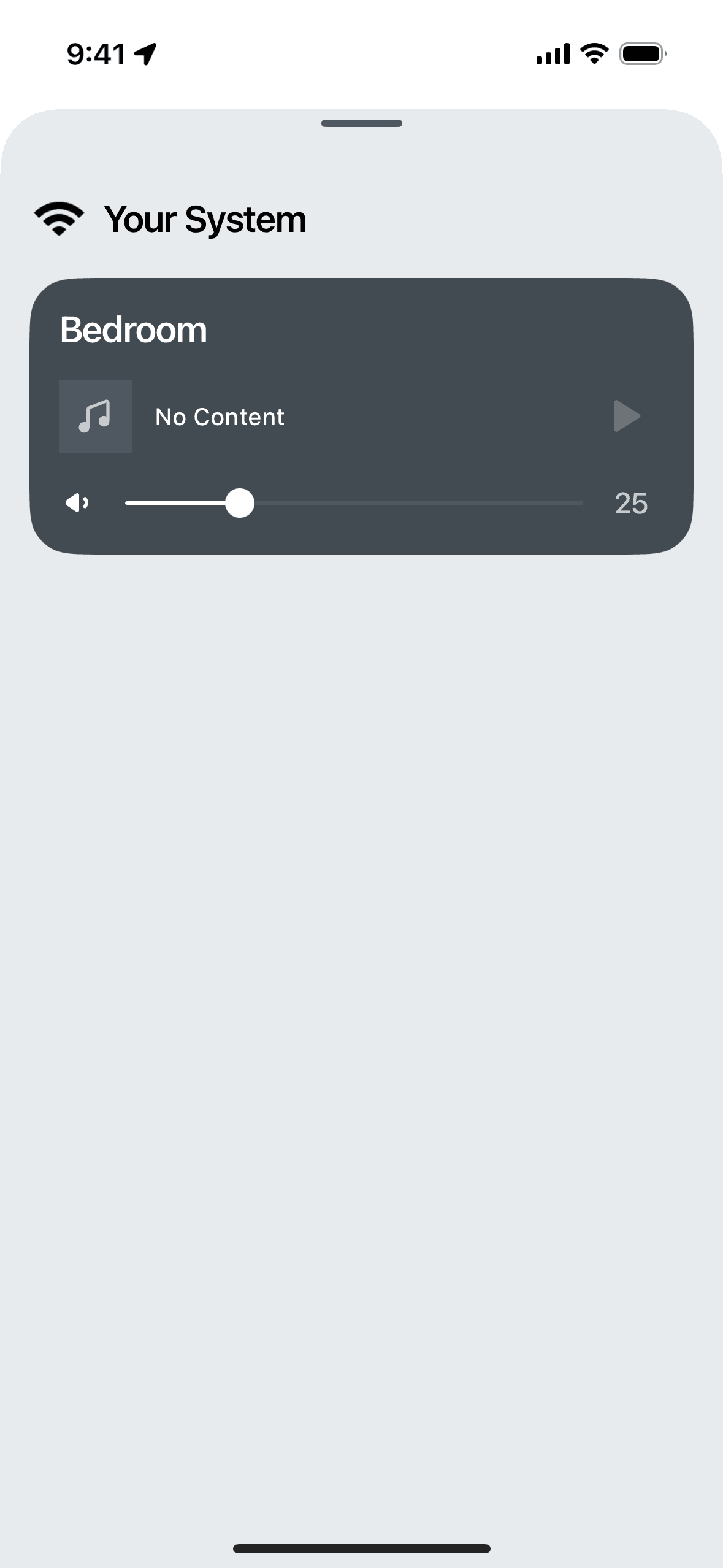 Your system on Sonos (ios) screen 2