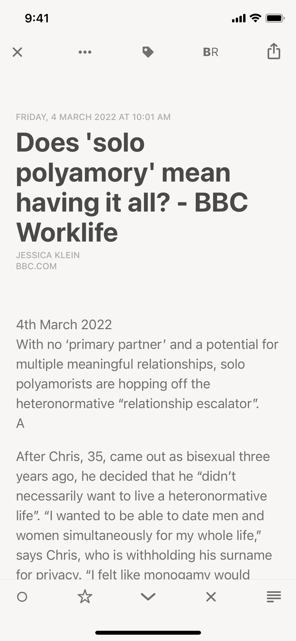 Reeder 5 iOS News interface screenshot 7