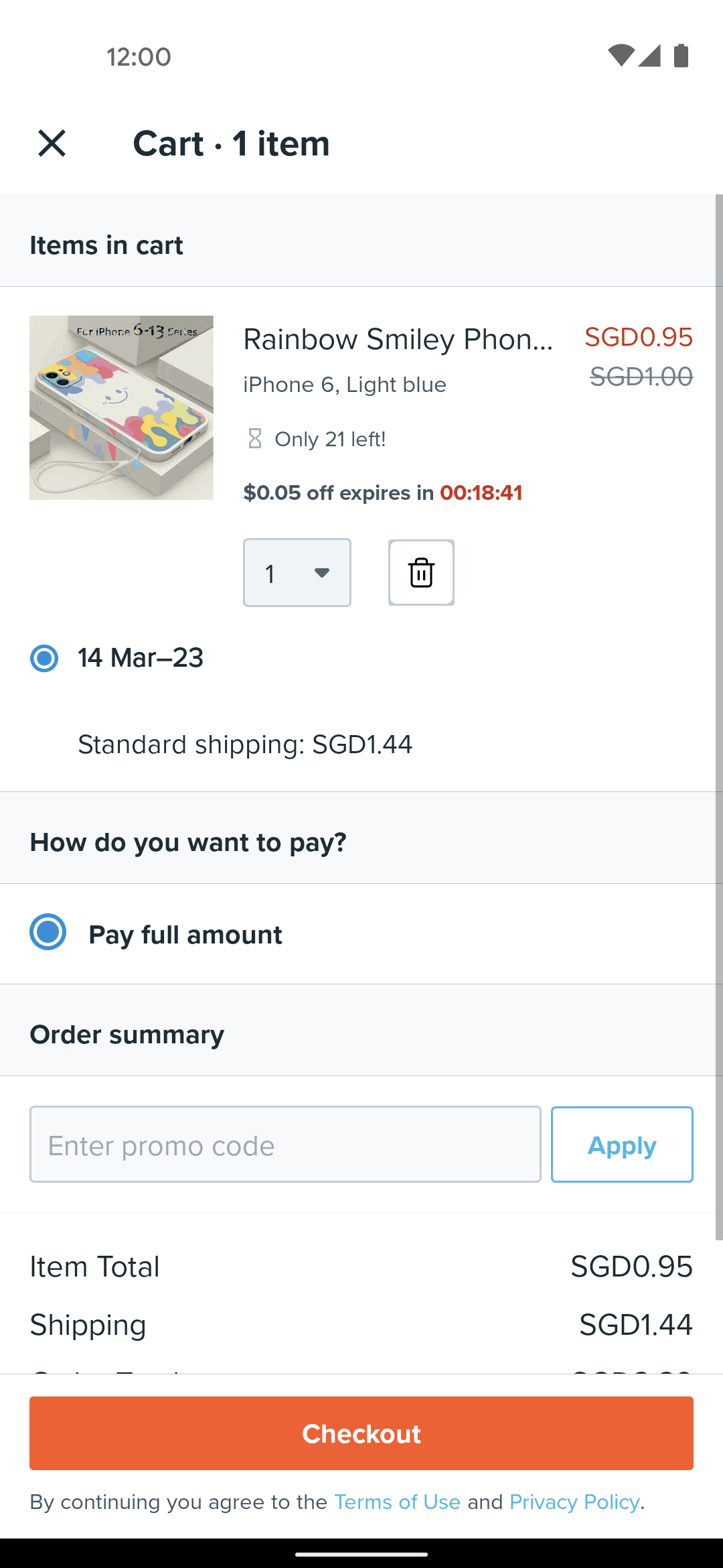 Wish Android Shopping interface screenshot 8