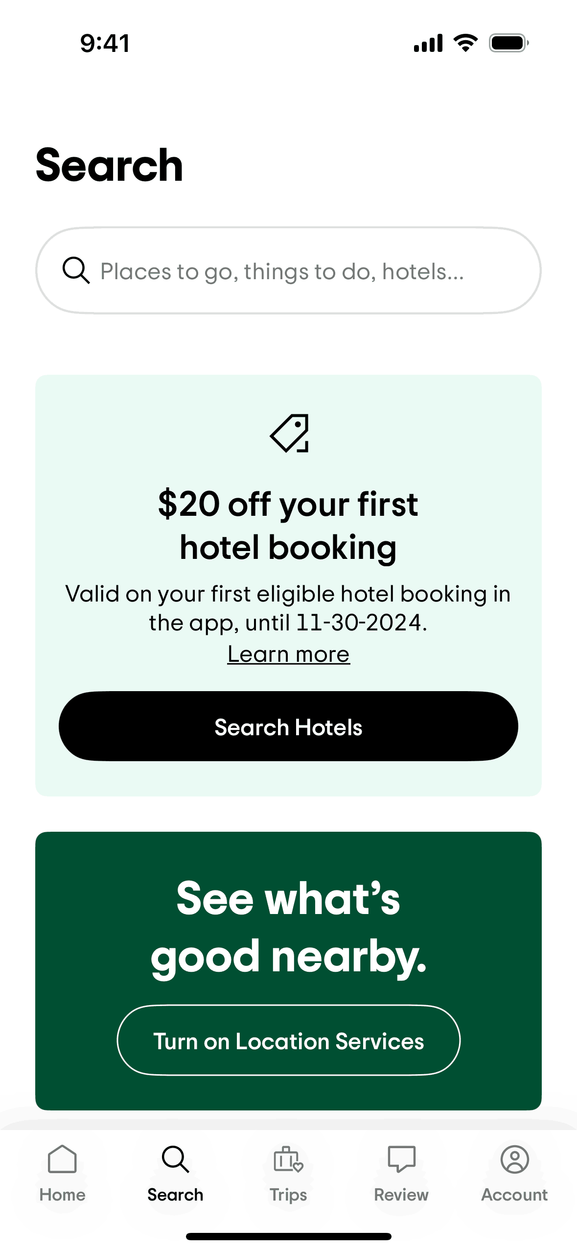 Tripadvisor iOS Travel & Transportation interface screenshot 2