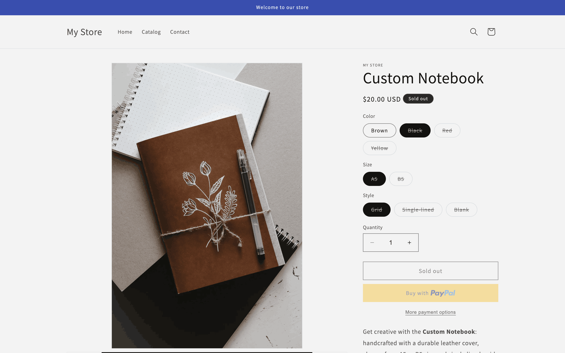 Shopify Web Business interface screenshot 3