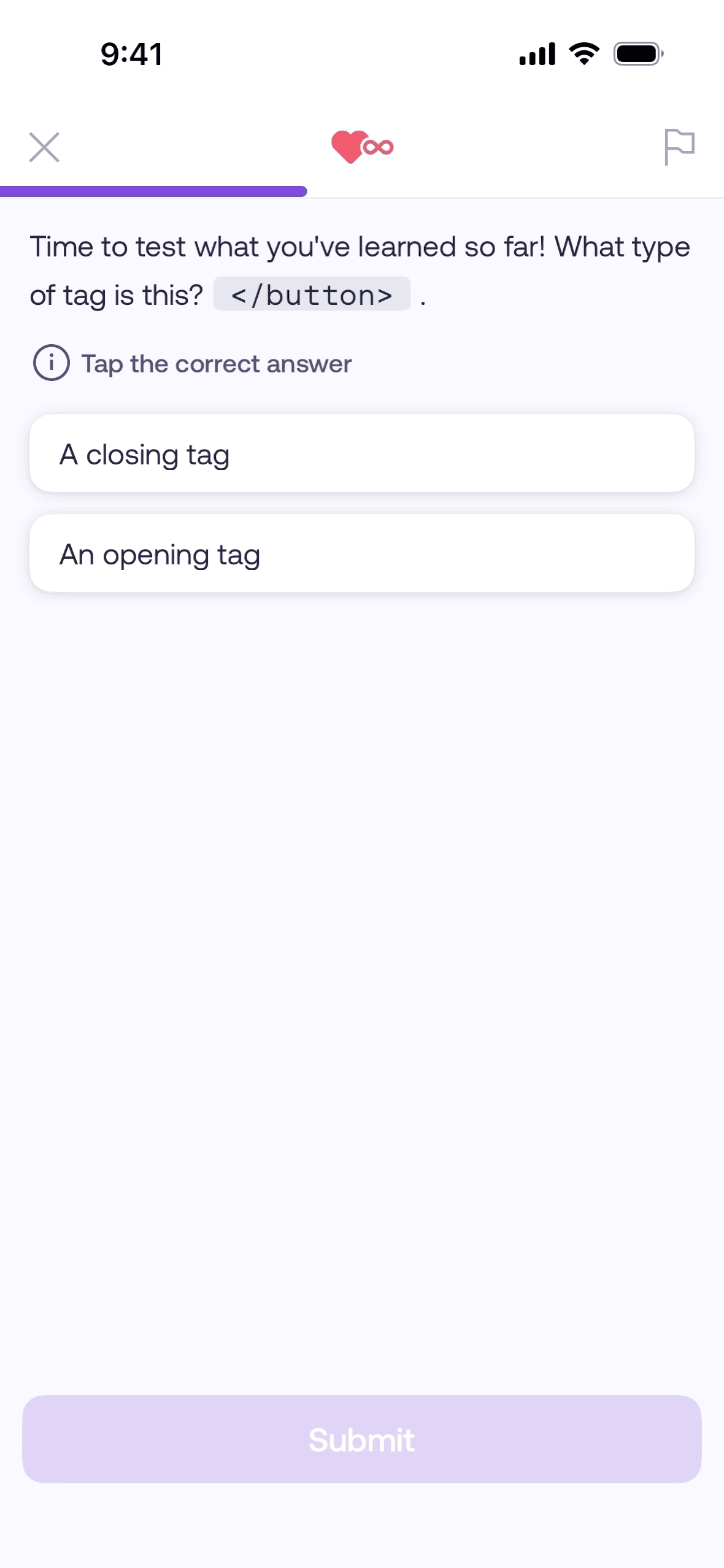 Mimo iOS Education interface screenshot 8
