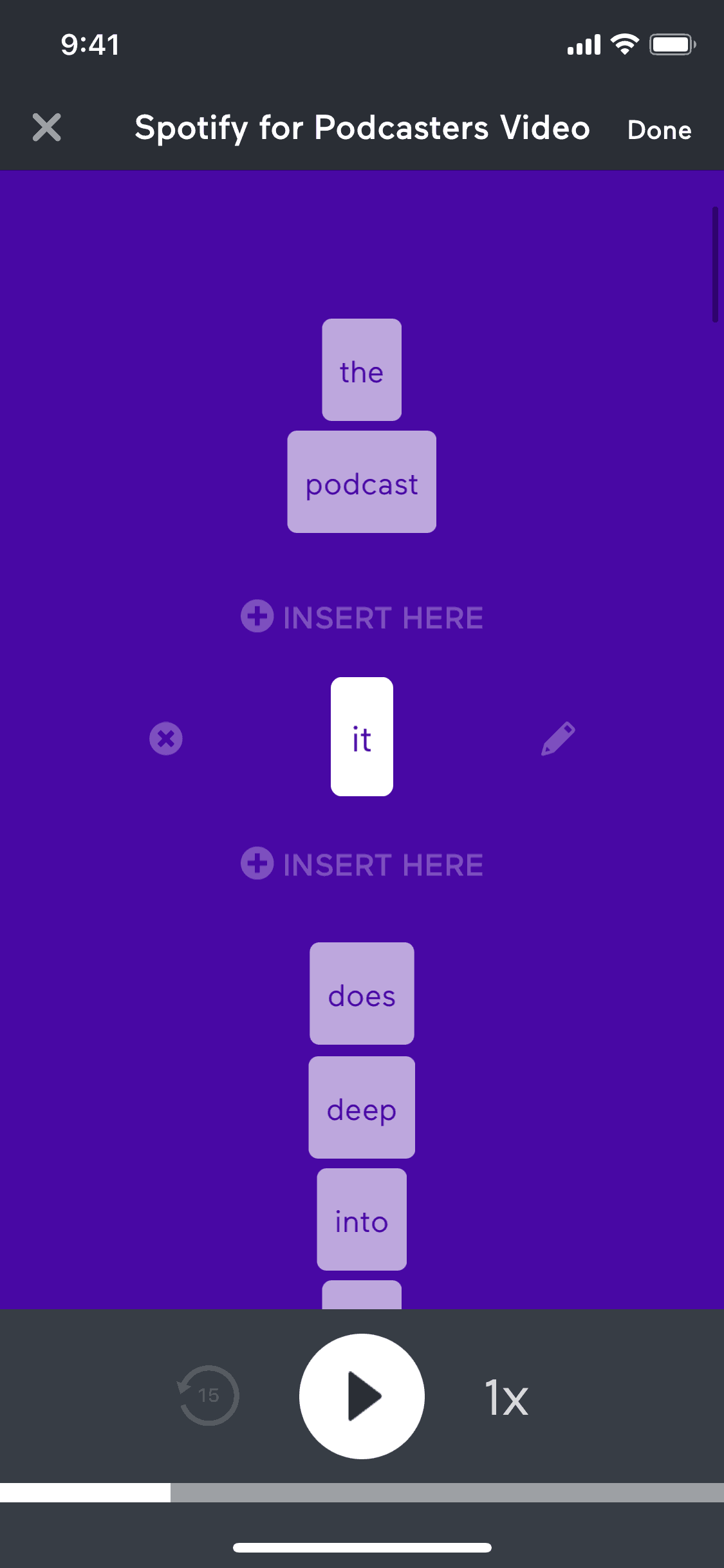 Spotify for Creators iOS Music & Audio interface screenshot 3